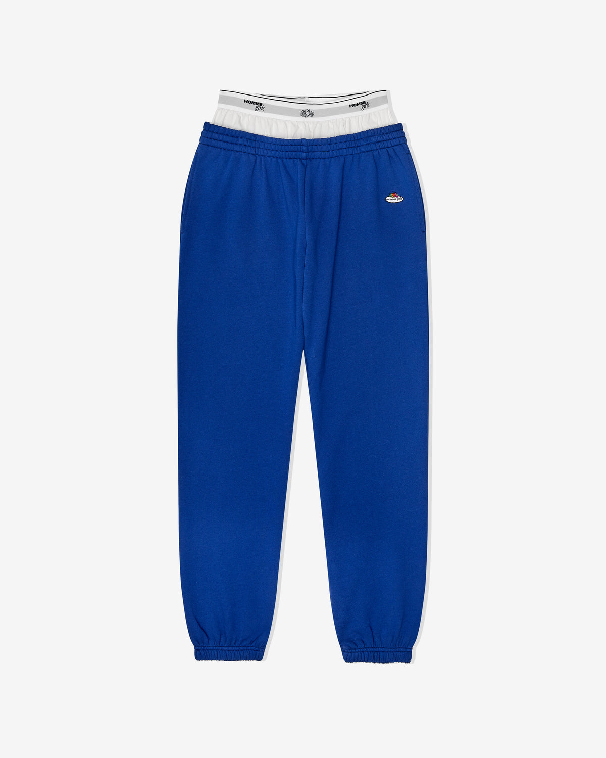 HommeGirls x Fruit Of The Loom Boxer Sweatpants in Navy