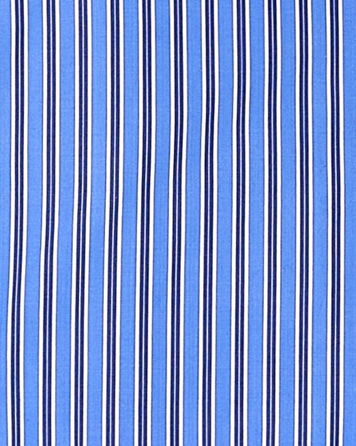 Shirt Tail Mini Skirt in Bold Blue Stripe