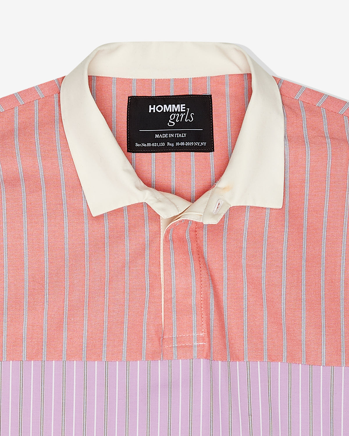 Shirting Rugby in Coral Lavender Combo