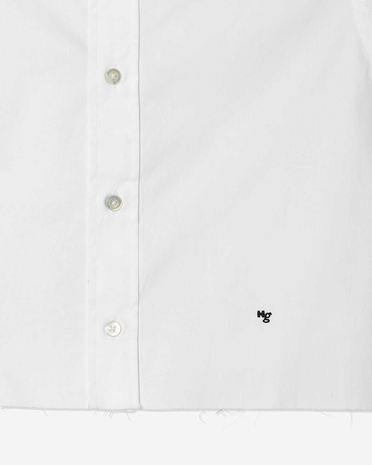 Cropped Shirt in White