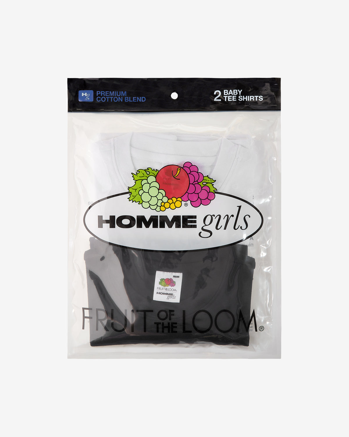 HommeGirls x Fruit of the Loom Baby Tee (2-Pack)