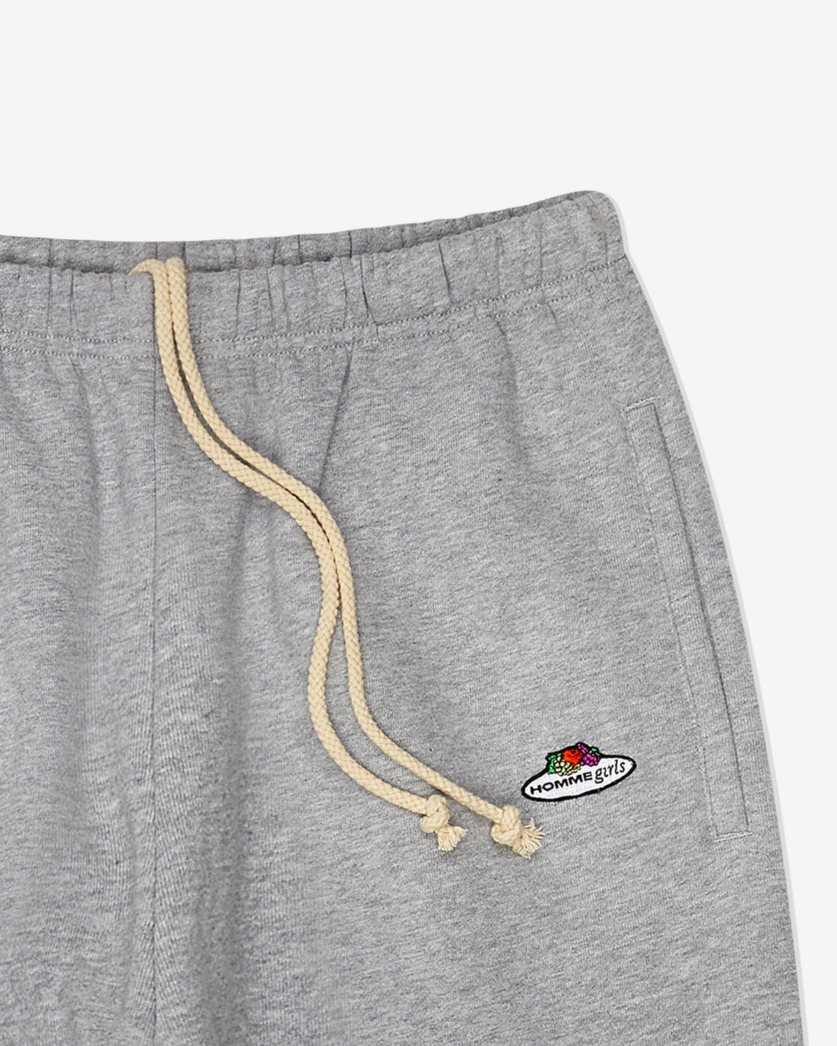 HommeGirls x Fruit Of The Loom Sweatpants in Heather Grey