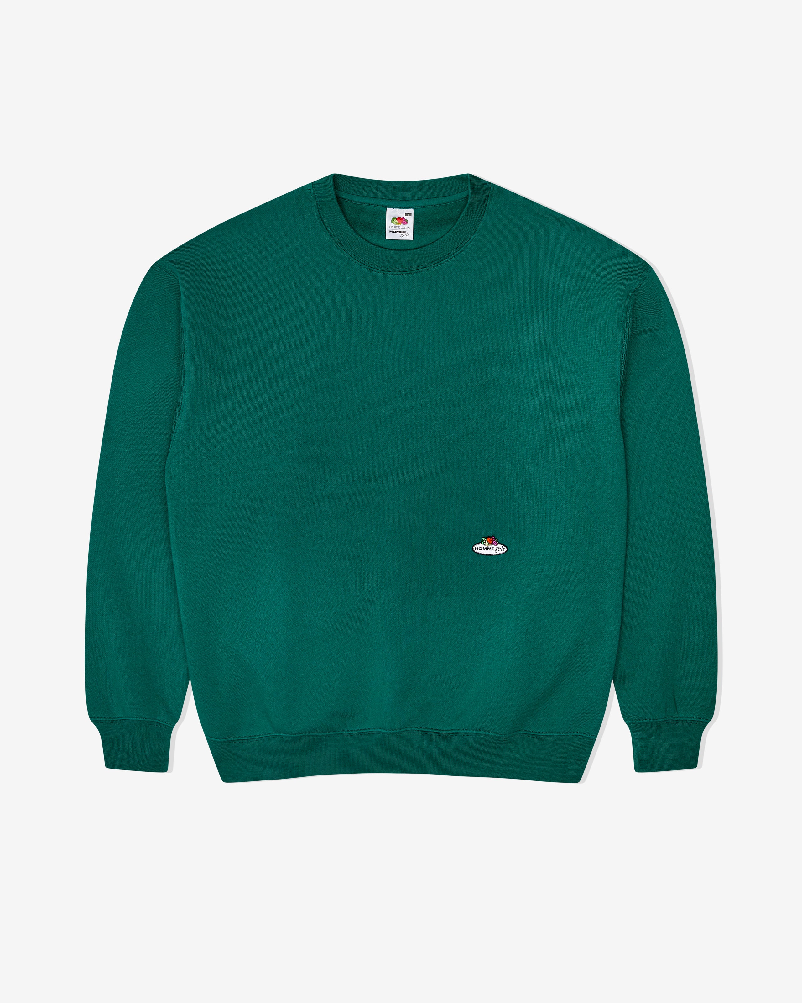 HommeGirls x Fruit Of The Loom Sweatshirt in Green