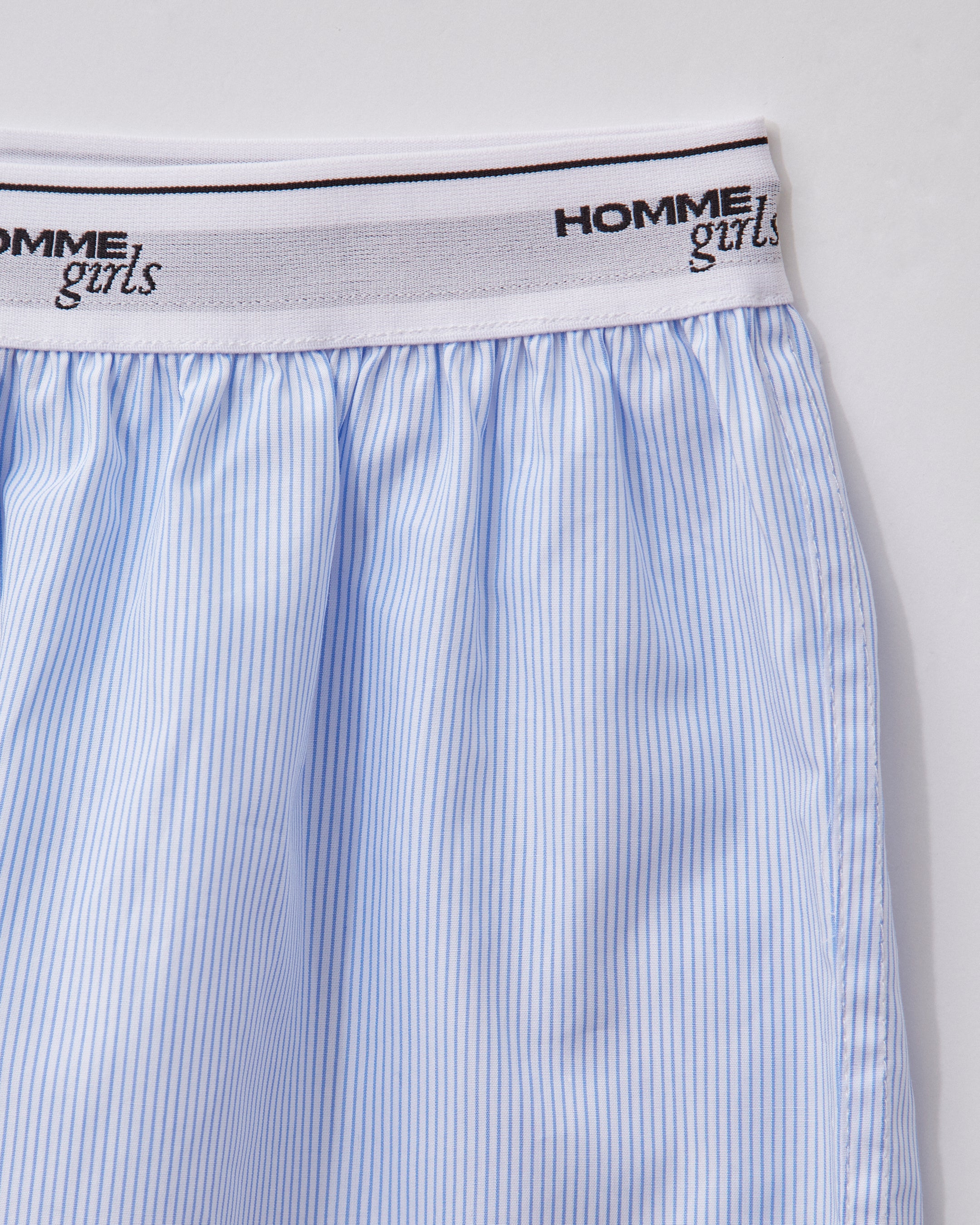 Ticking Stripe Boxer Shorts – HOMMEGIRLS
