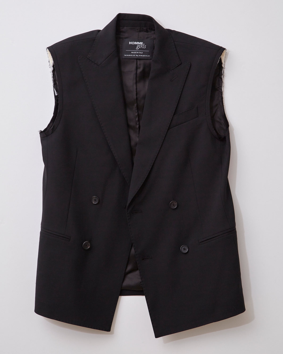 Cut Blazer Vest