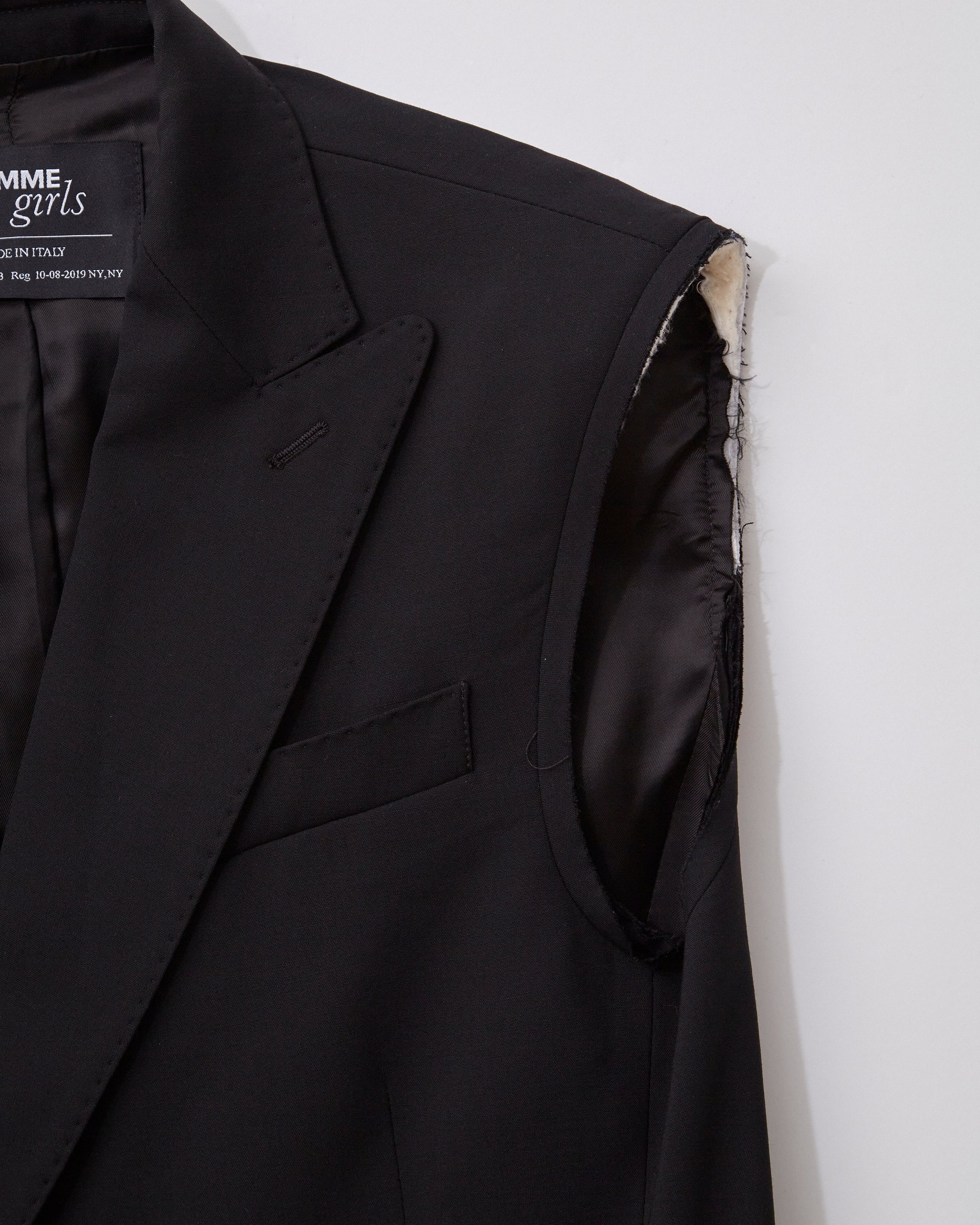 Cut Blazer Vest