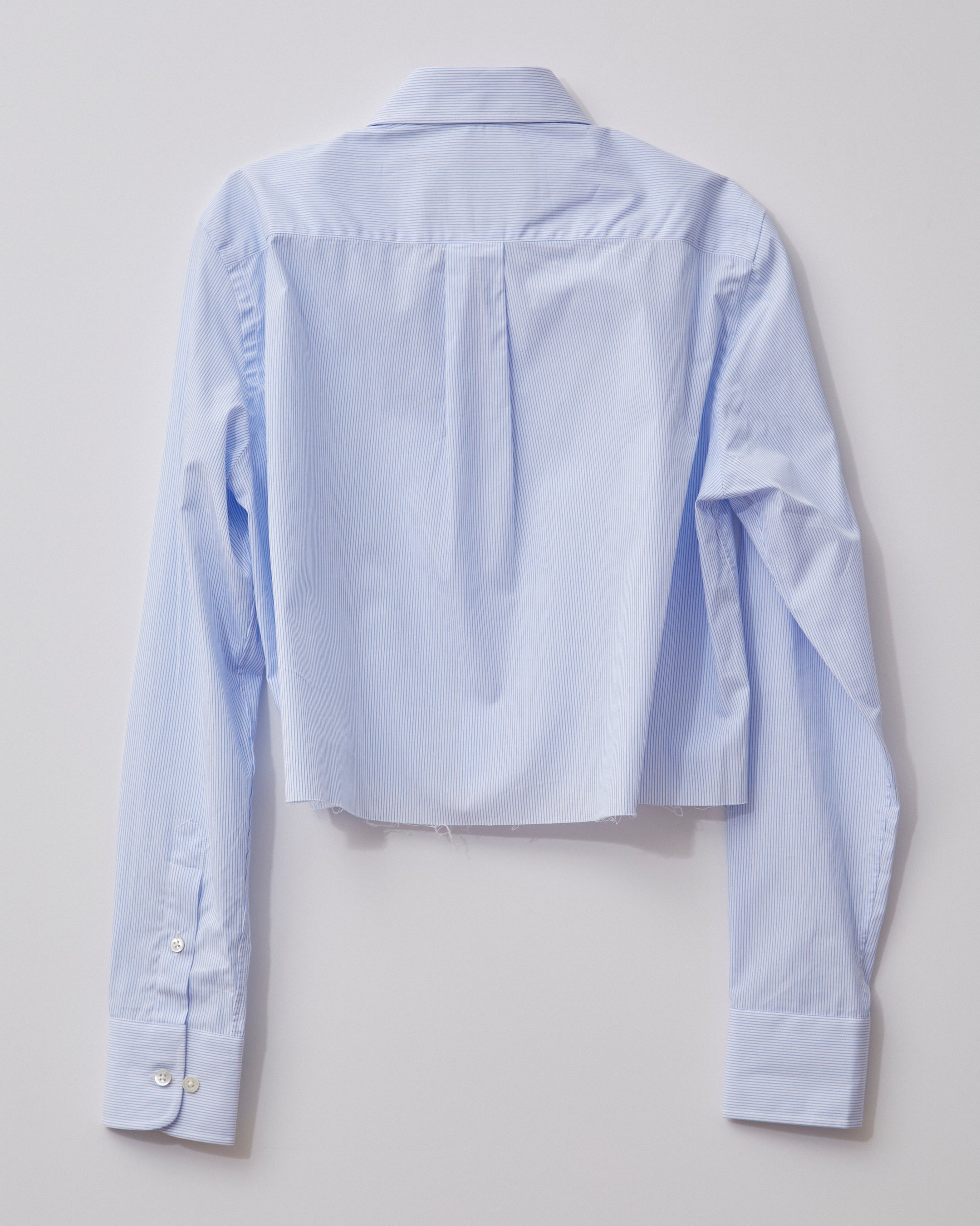 Mini Stripe Cropped Shirt