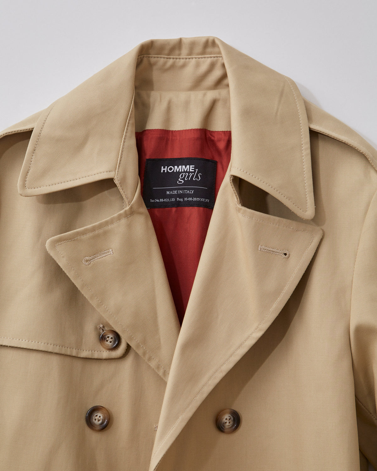 Classic Khaki Trench Coat