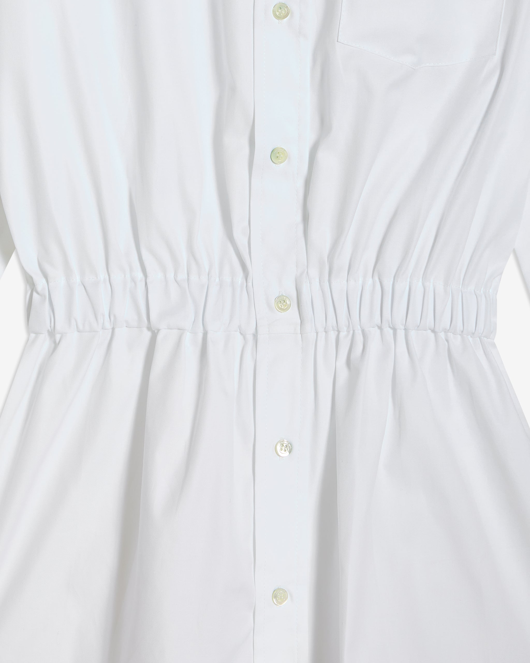 Shirt Dress in White