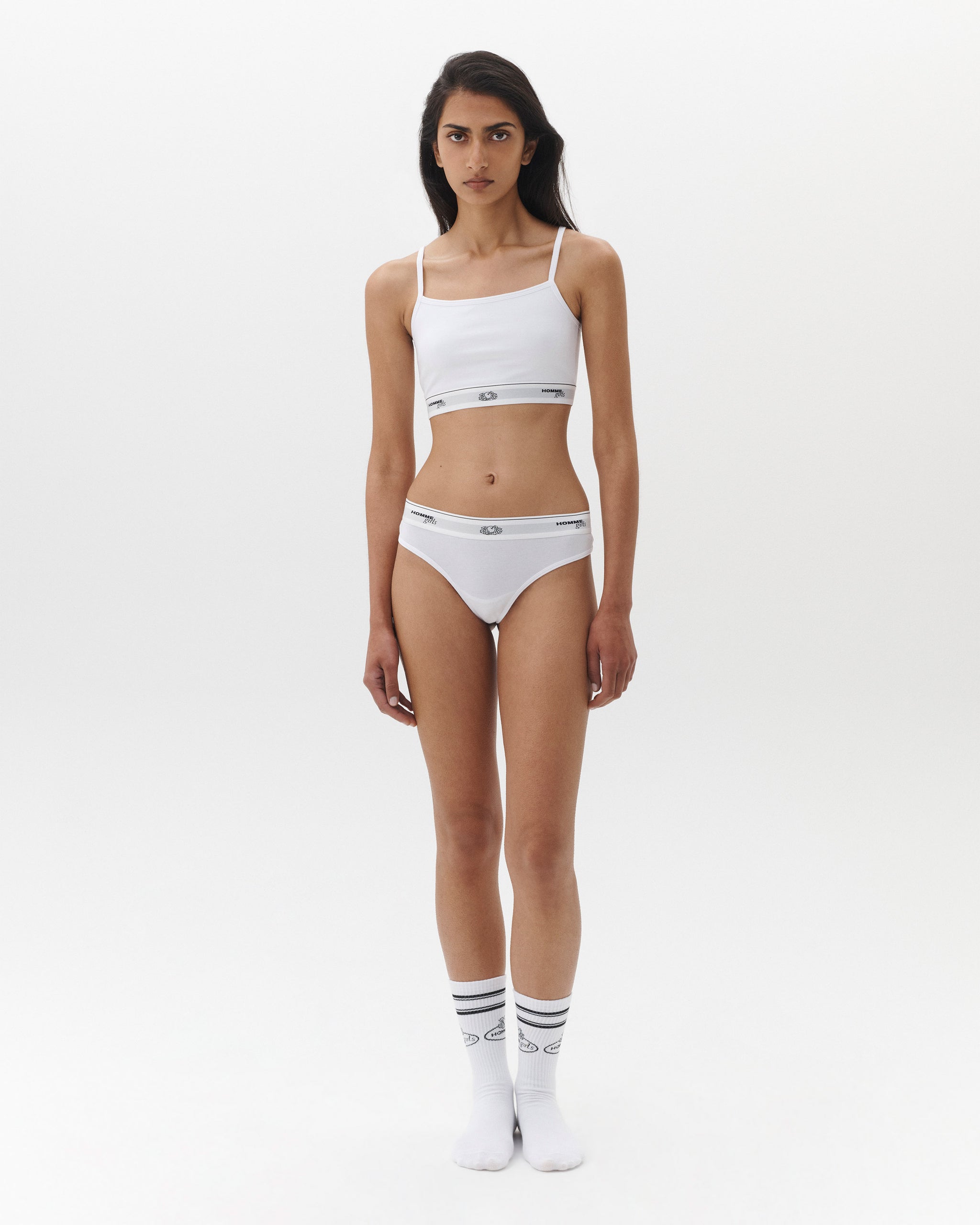 HOMMEGIRLS X Fruit of the LoomCami Bralette (3-Pack) Stripe