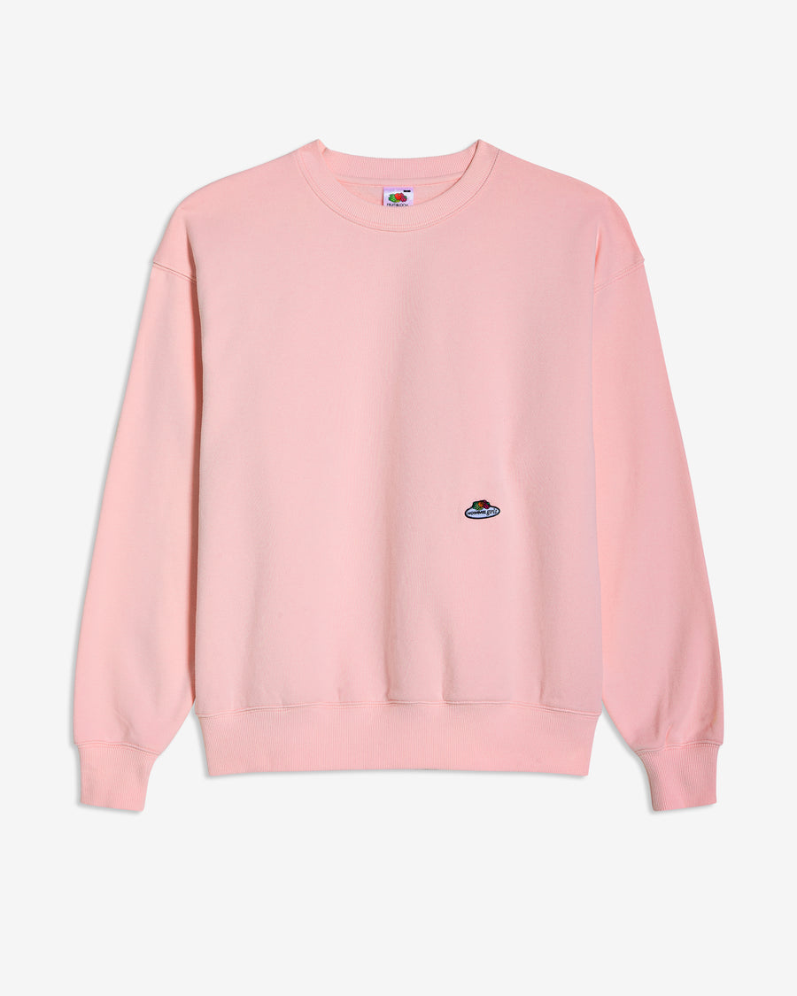 HOMMEGIRLS X Fruit of the Loom of the Loom Sweatshirt in Baby Pink