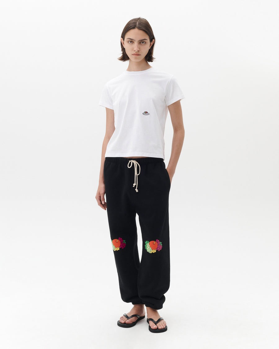HOMMEGIRLS X Fruit of the Loom Double Logo Sweatpants in Black