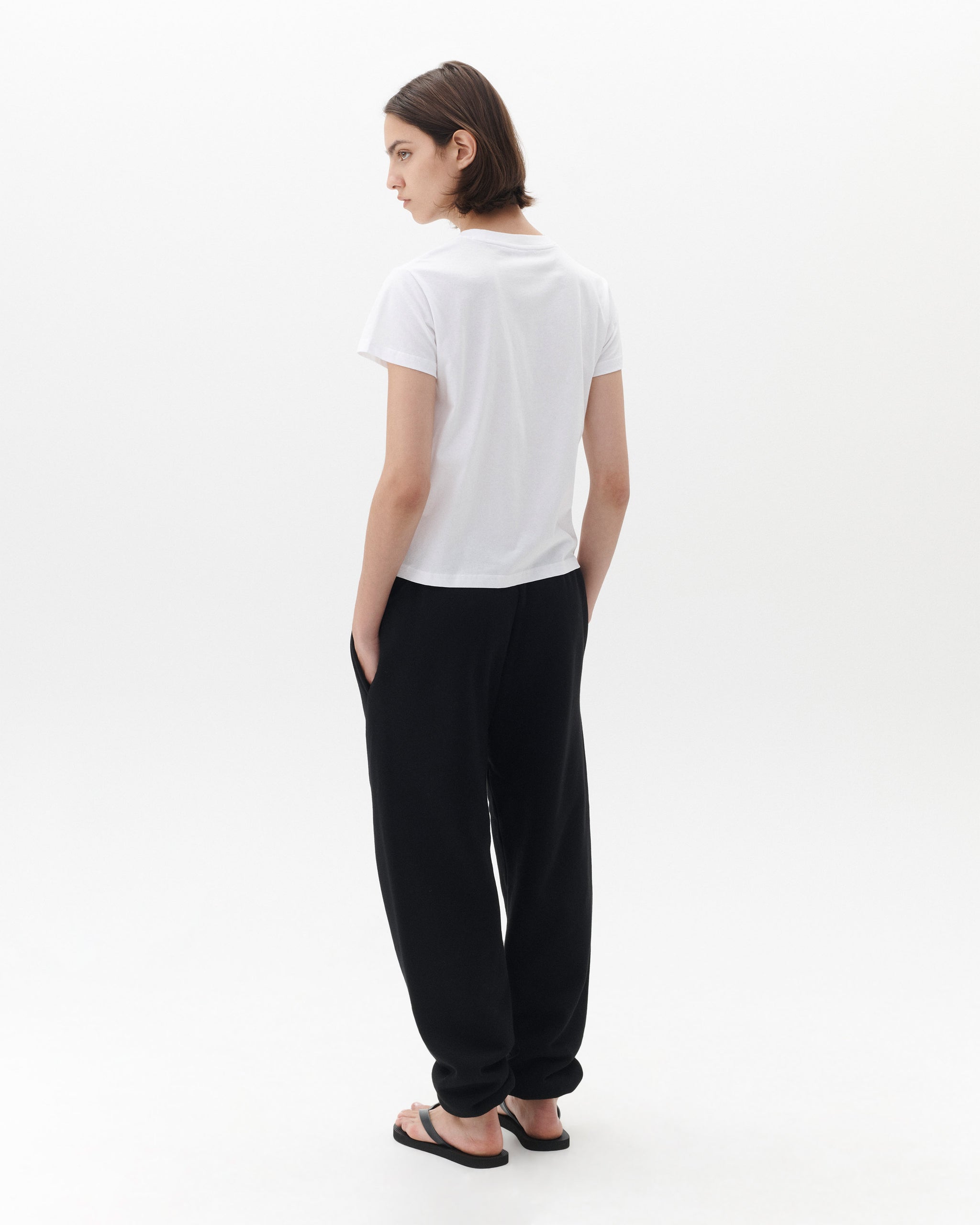 HOMMEGIRLS X Fruit of the Loom Double Logo Sweatpants in Black