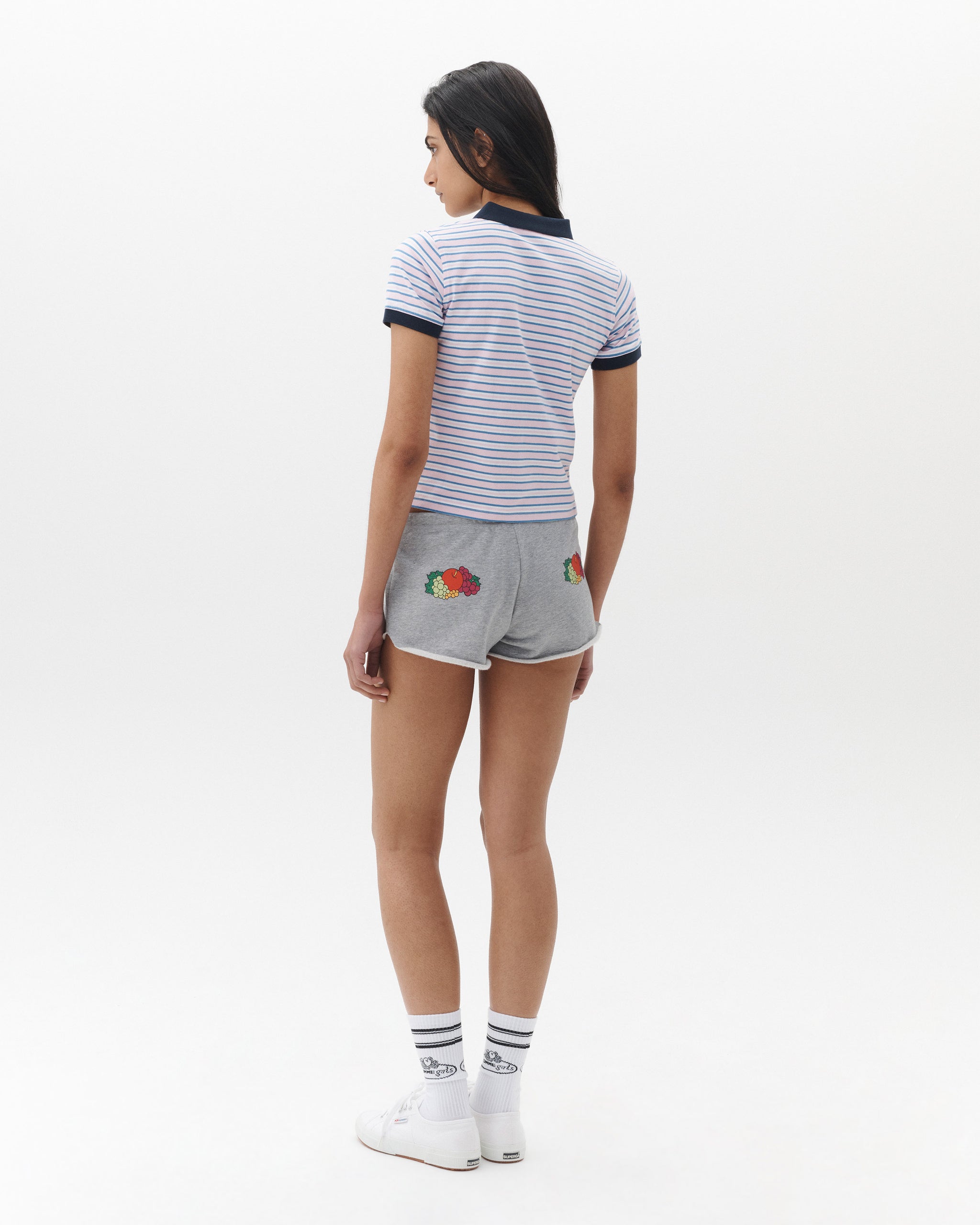 HG X Fruit of the Loom ''Fruity'' Shorts in Heather Gray