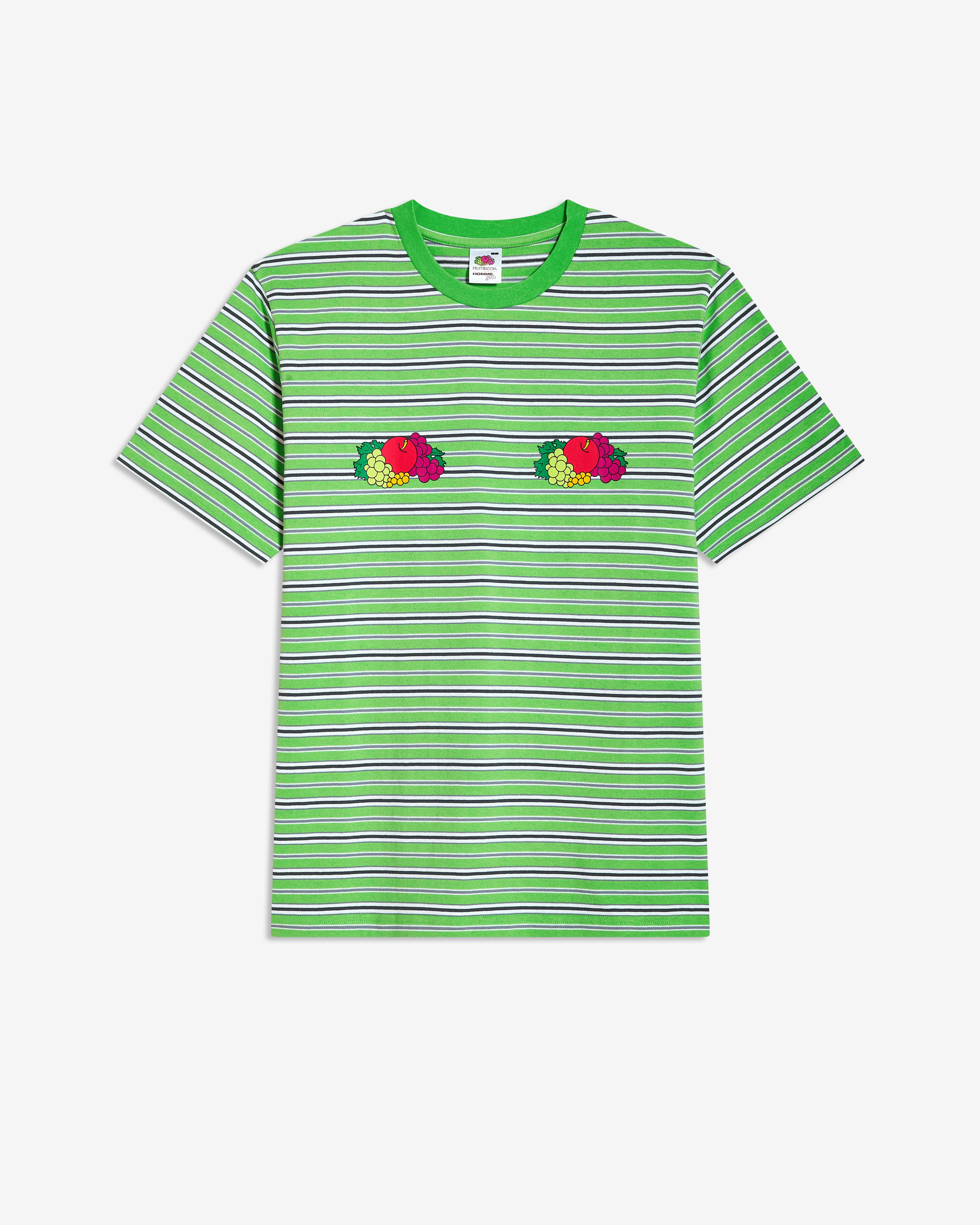 HOMMEGIRLS X Fruit of the Loom Striped T-Shirt