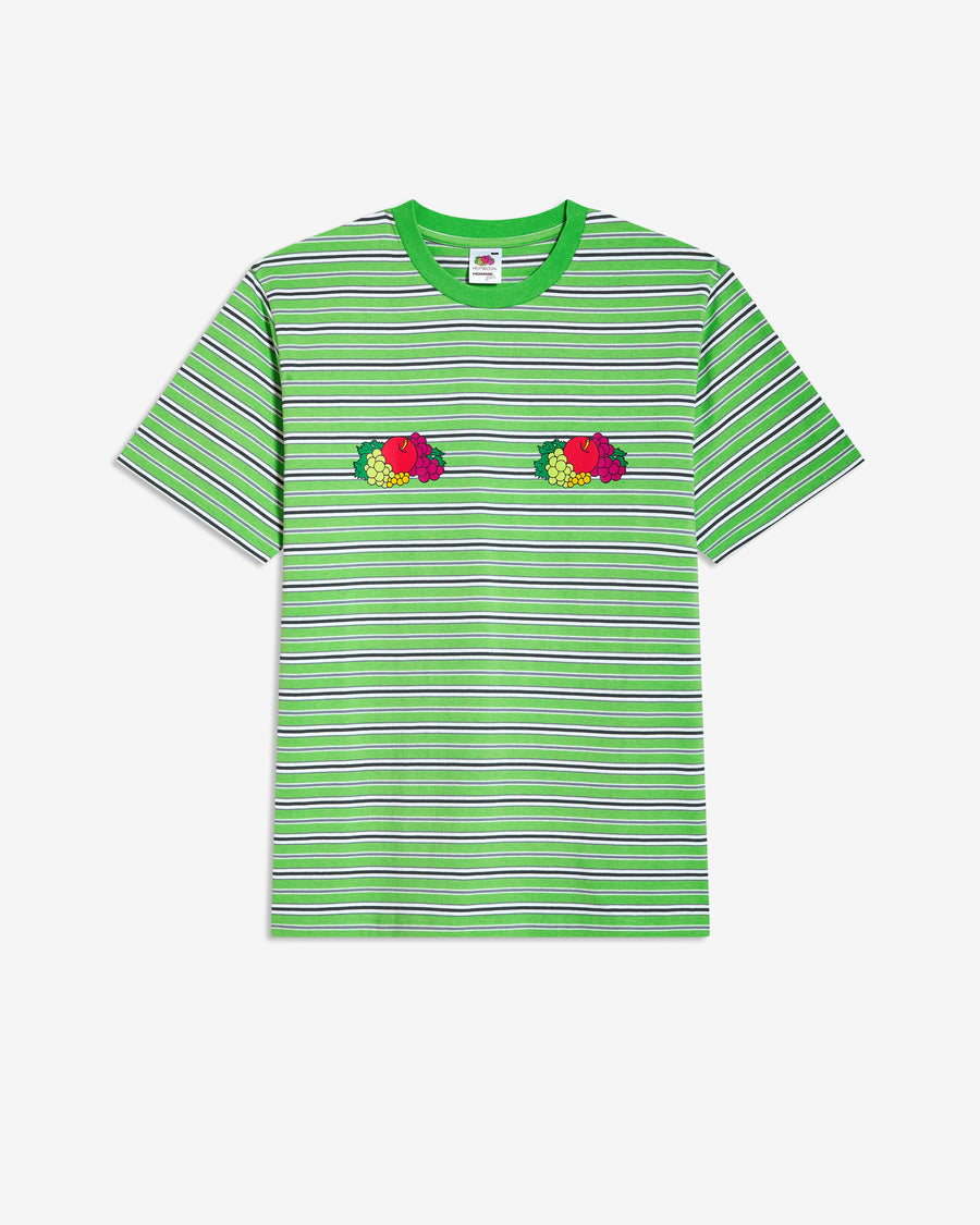 HOMMEGIRLS X Fruit of the Loom Striped T-Shirt