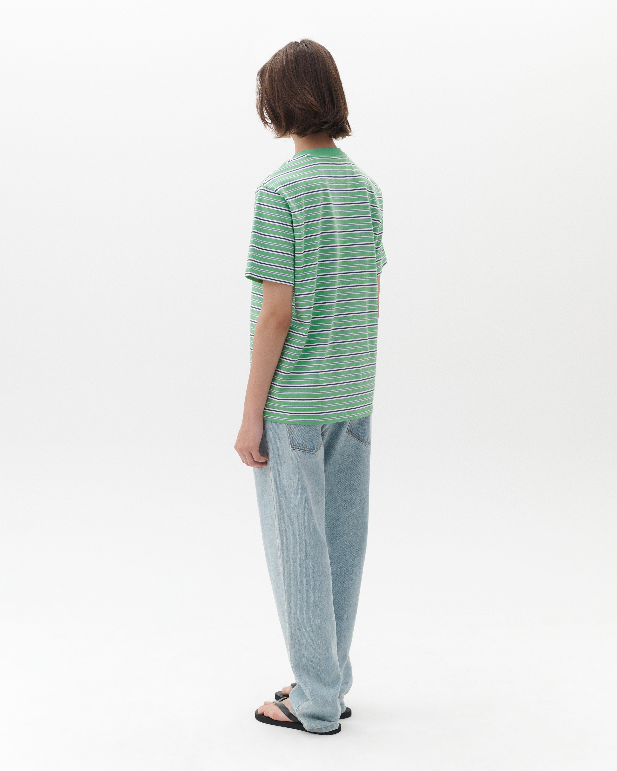 HOMMEGIRLS X Fruit of the Loom Striped T-Shirt