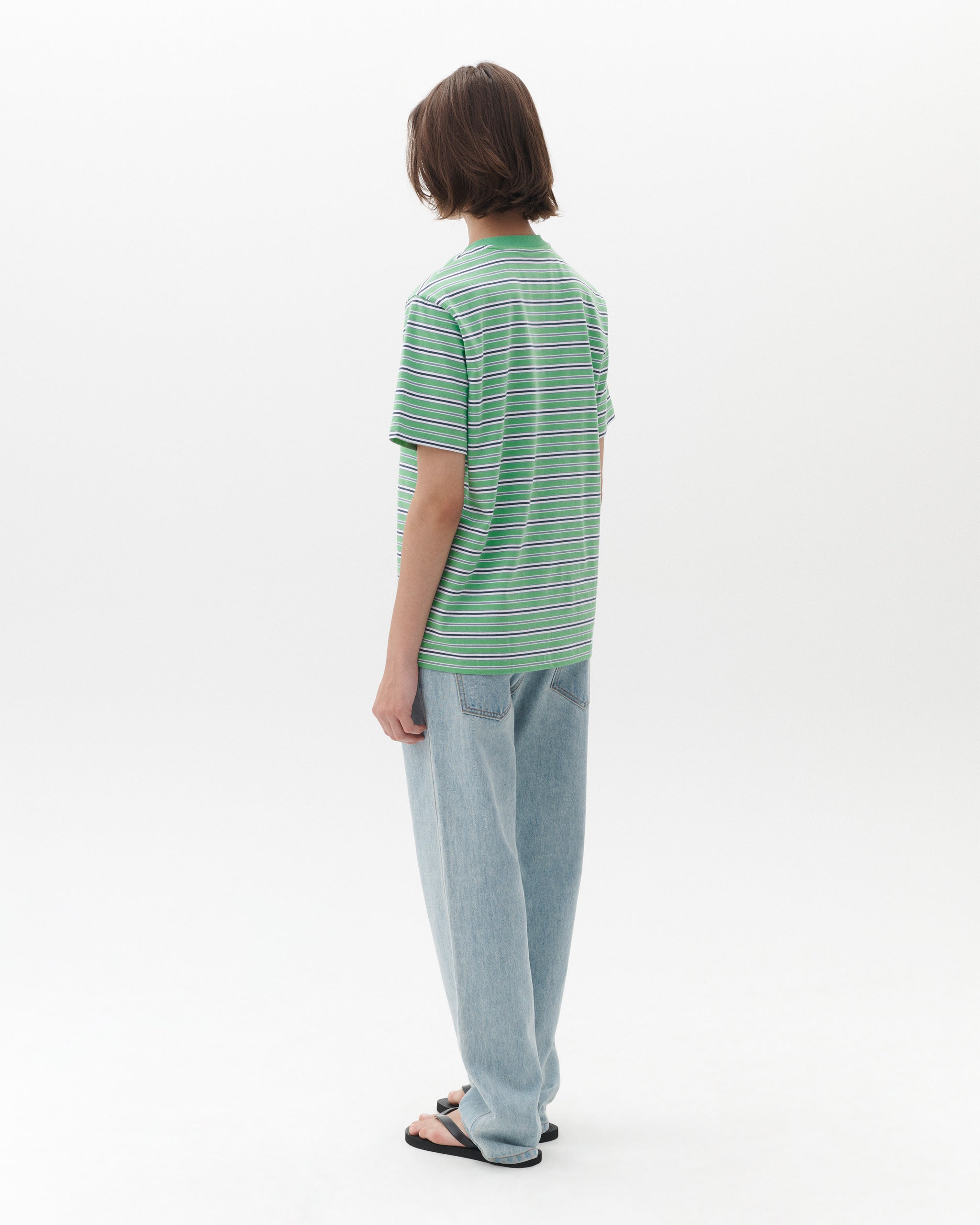 HOMMEGIRLS X Fruit of the Loom Striped T-Shirt