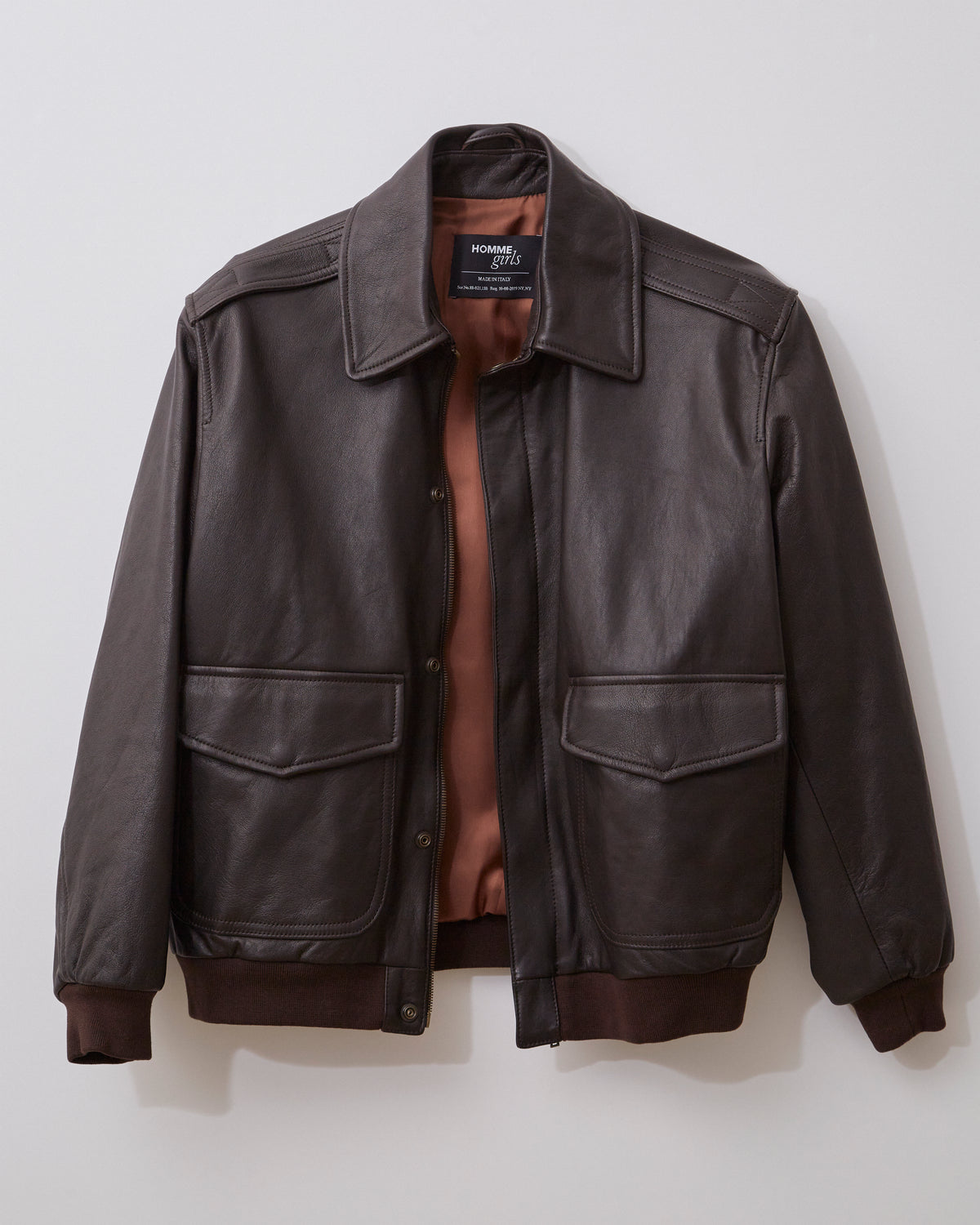 Leather Bomber