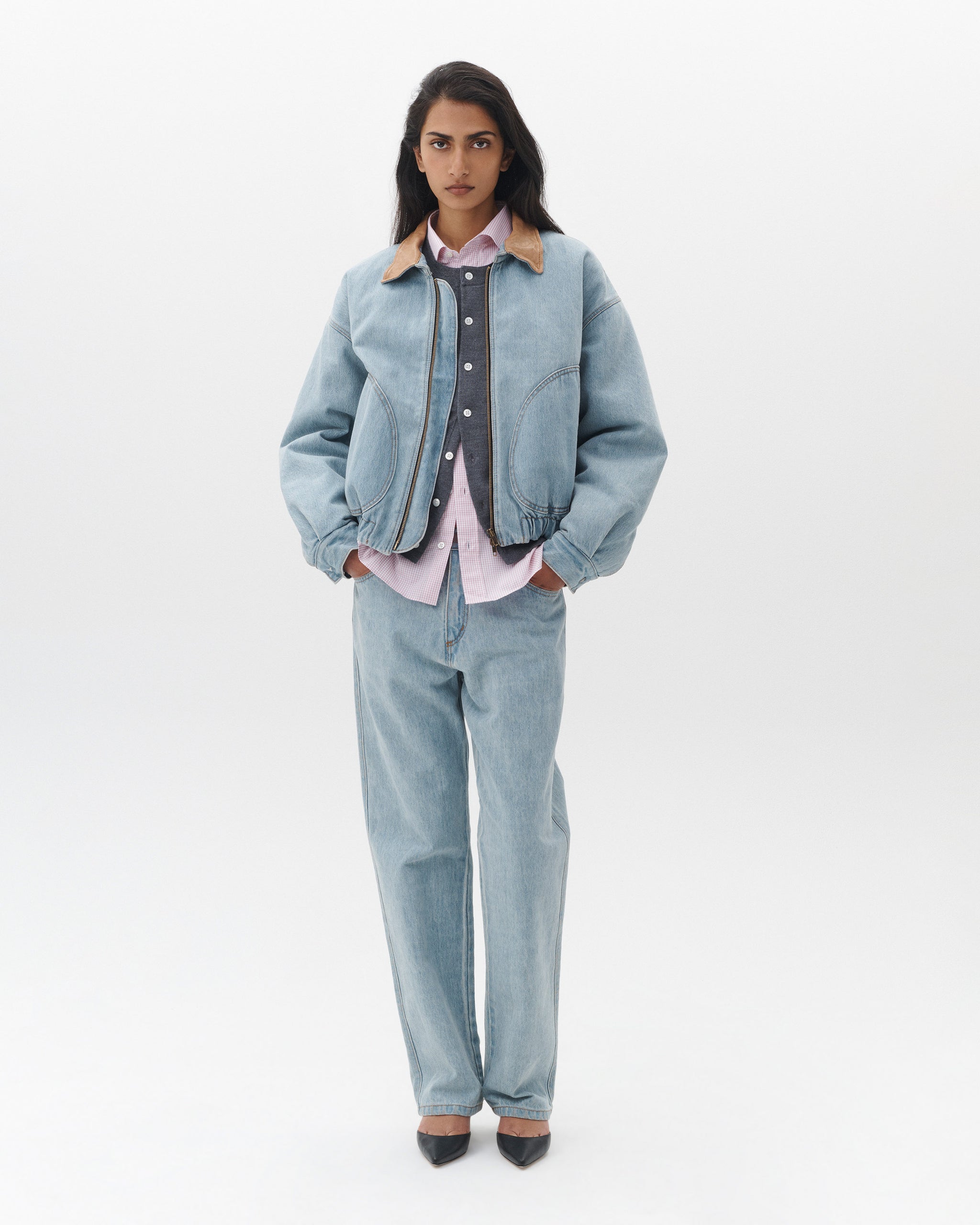 Denim Bomber