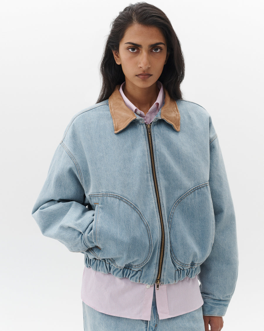 Denim Bomber