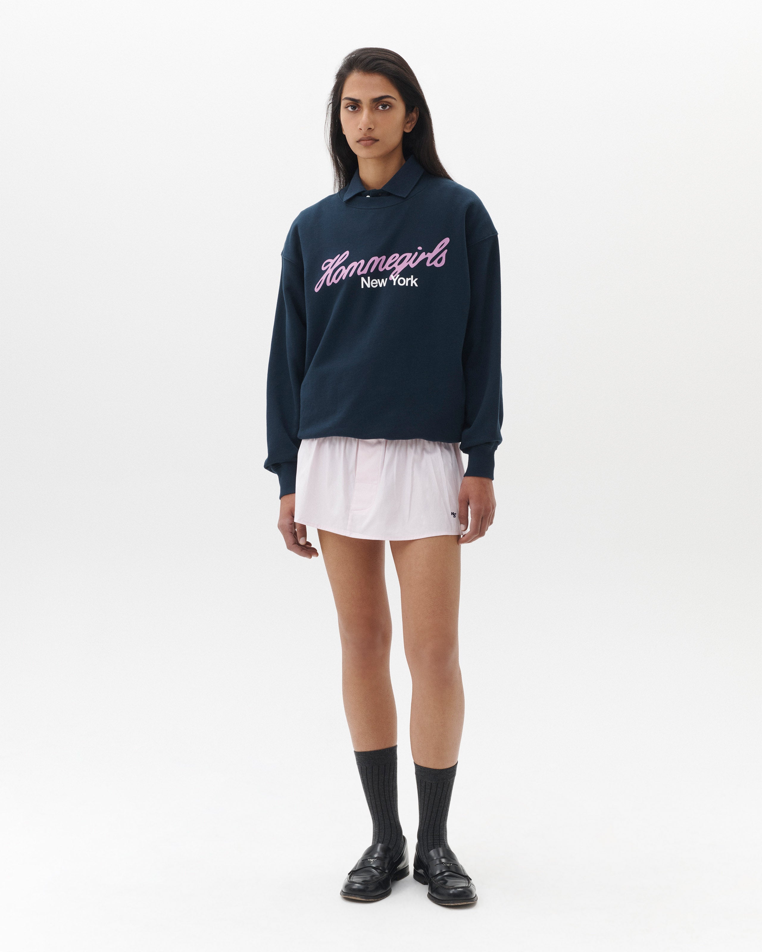Neon Logo Crewneck Sweatshirt – HOMMEGIRLS