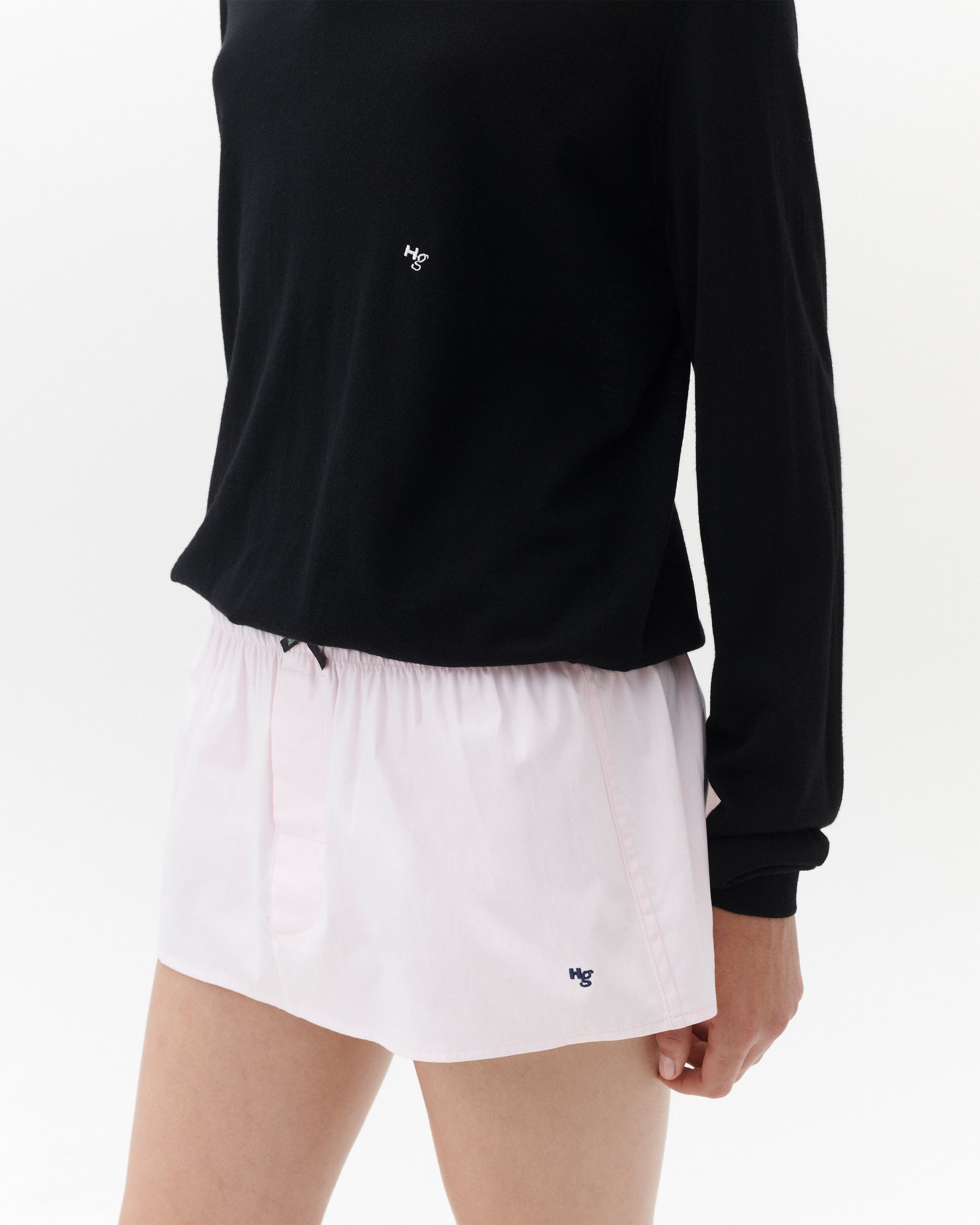 Knit Polo in Black