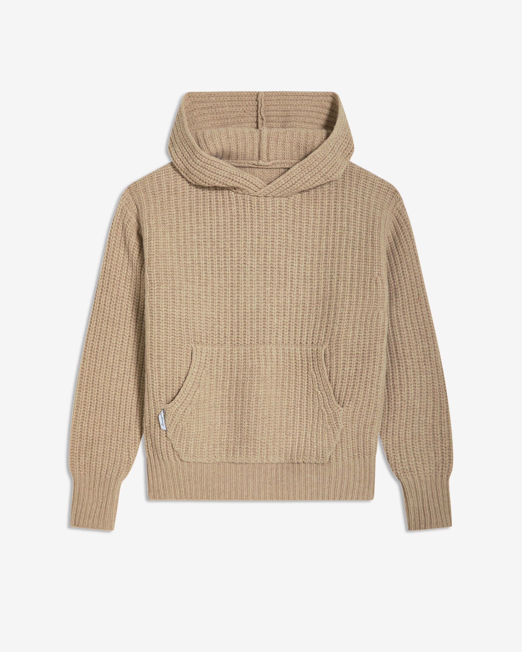 Chunky Knit Hoodie in Oat