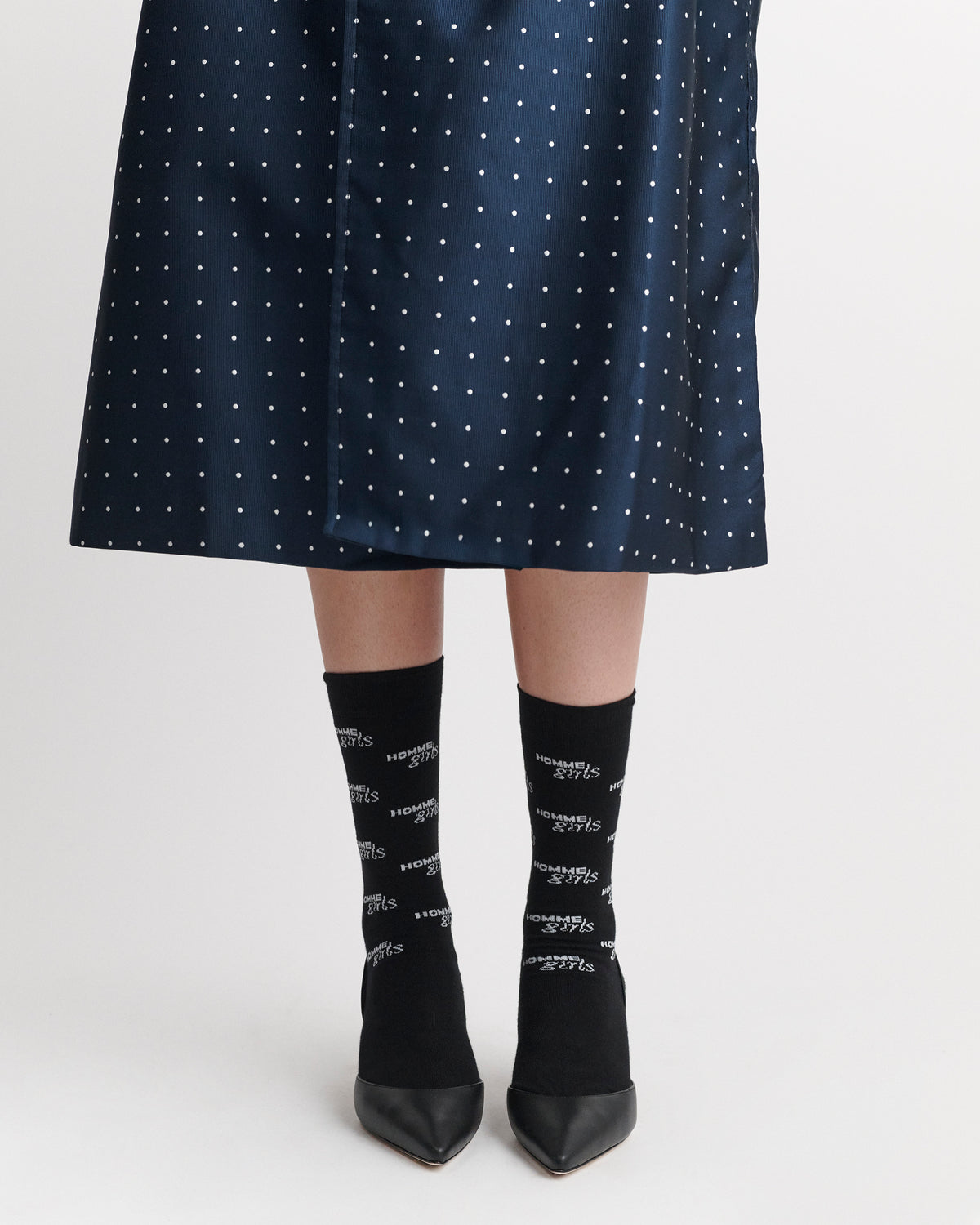 HOMMEGIRLS Dress Socks in Black HOMMEGIRLS Dress Socks in Black