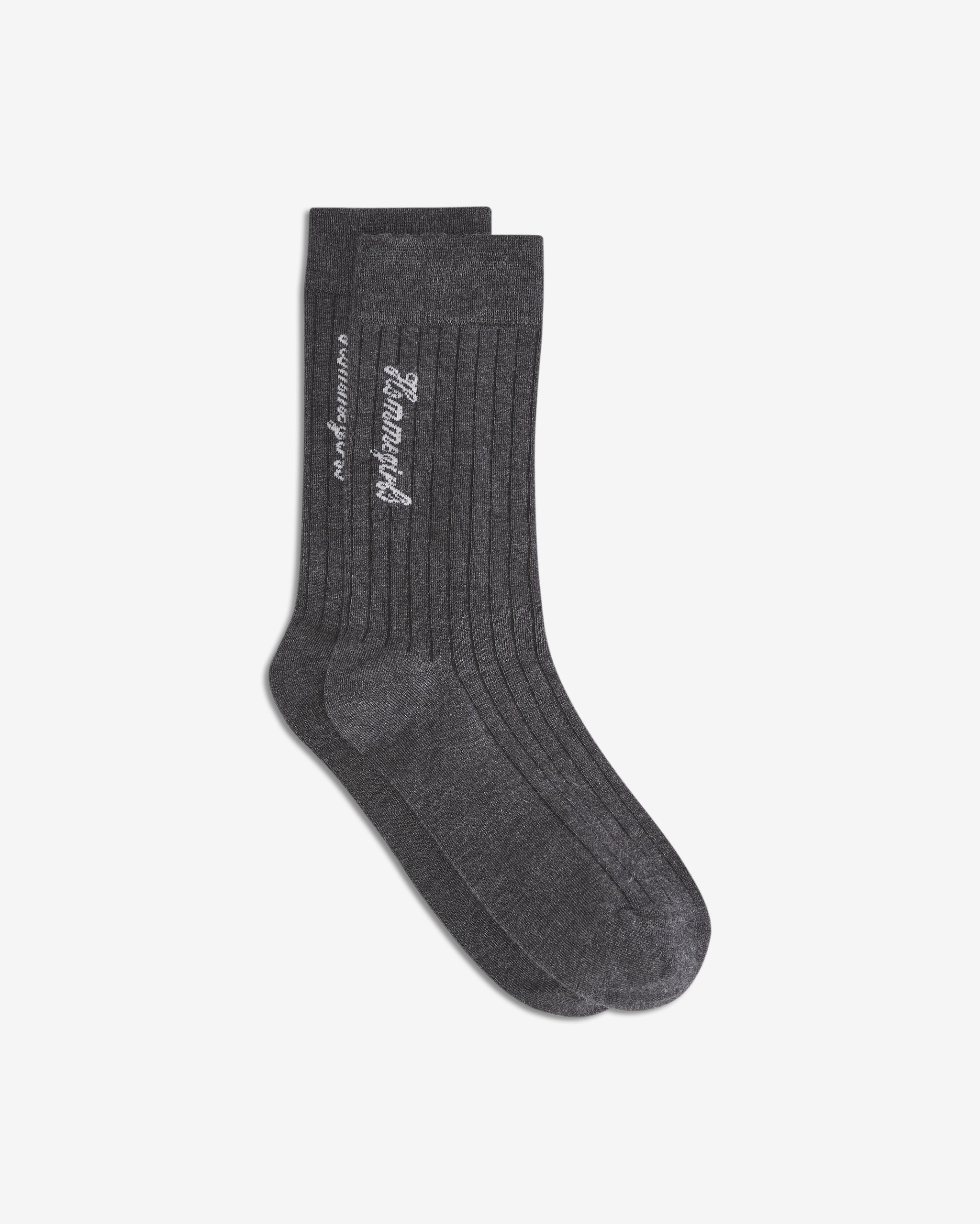 Dress Socks in Dark Grey