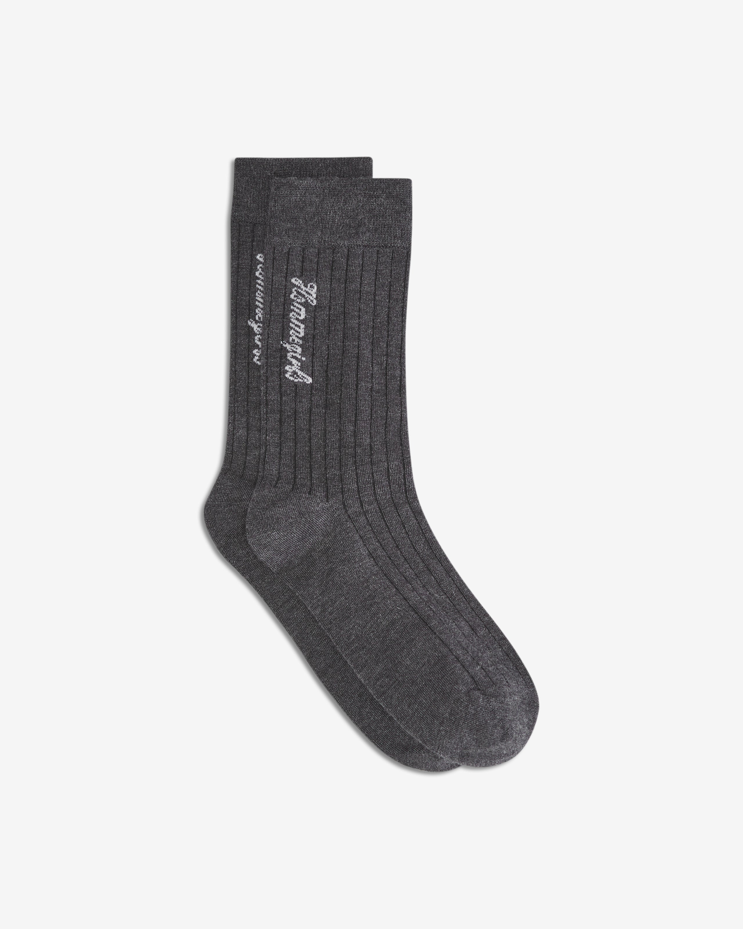 Dress Socks in Dark Grey