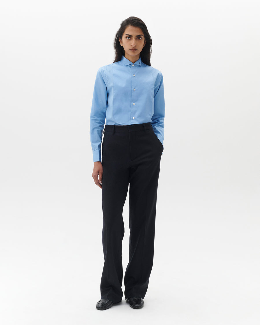 Straight Leg Pants in Navy