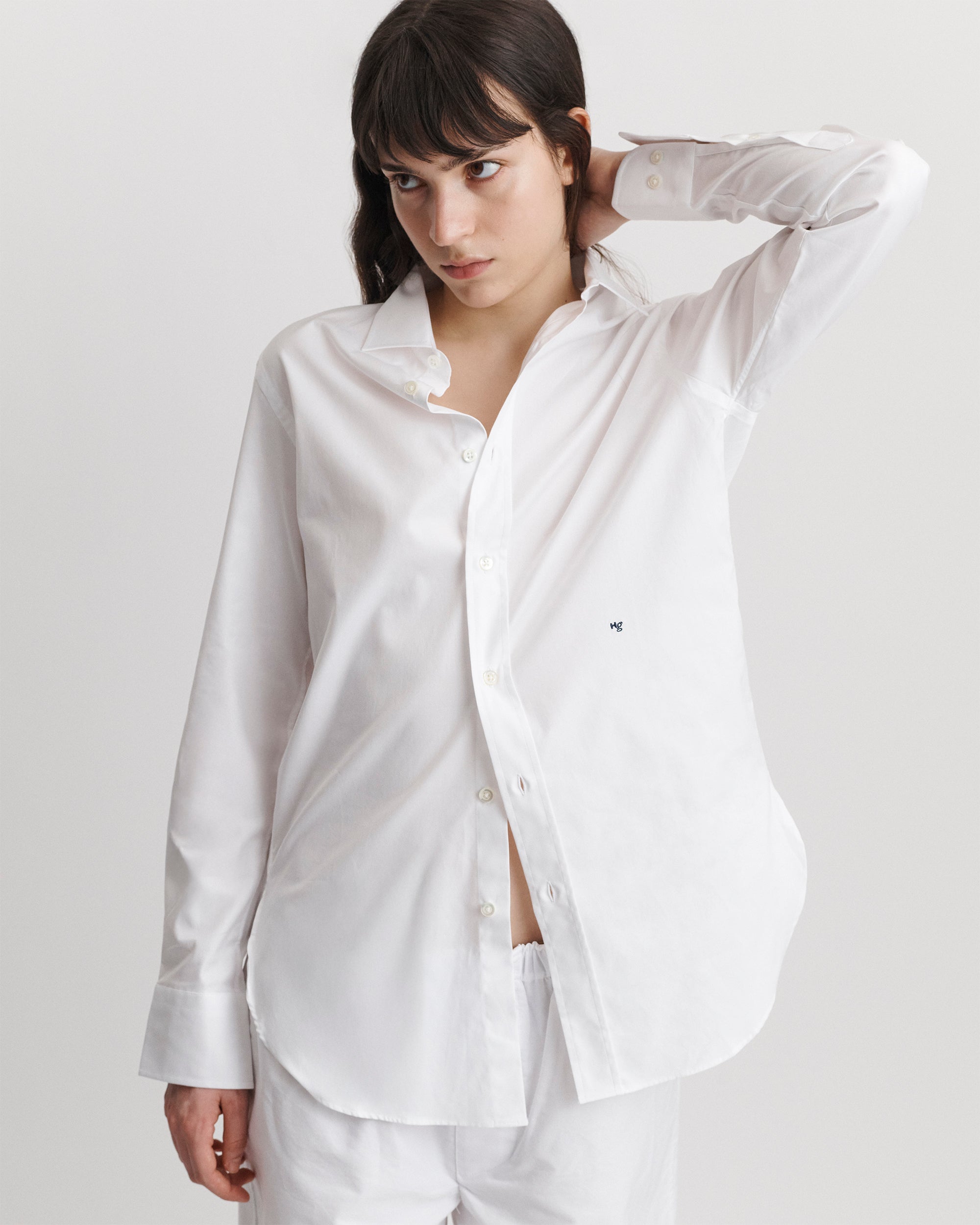 HOMME girls CLASSIC SHIRT白　Sサイズ Classic Shirt in White – HOMMEGIRLS