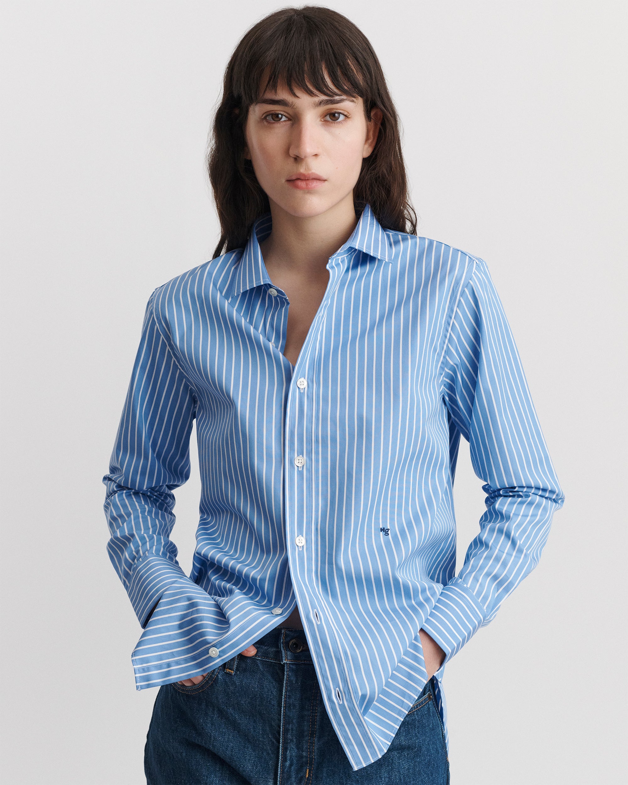 Classic Shirt in Stripe – HOMMEGIRLS