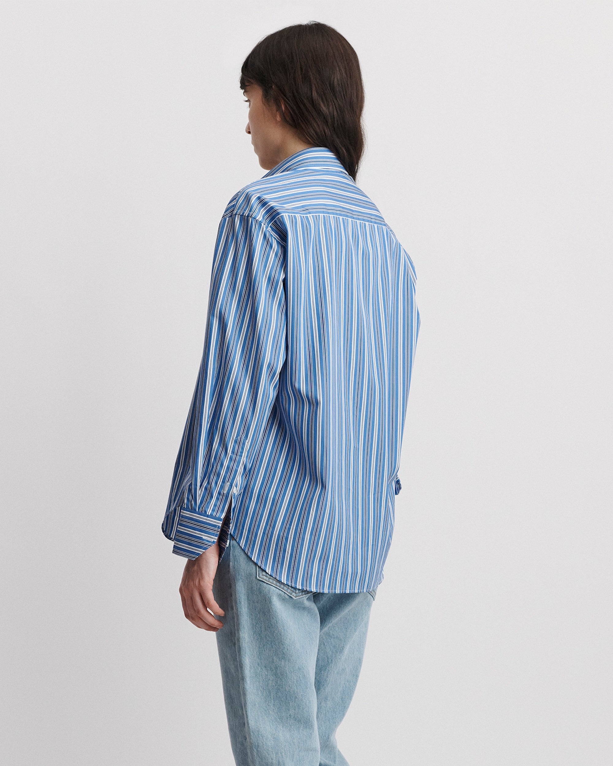 Classic Shirt in Blue Porto Stripe – HOMMEGIRLS