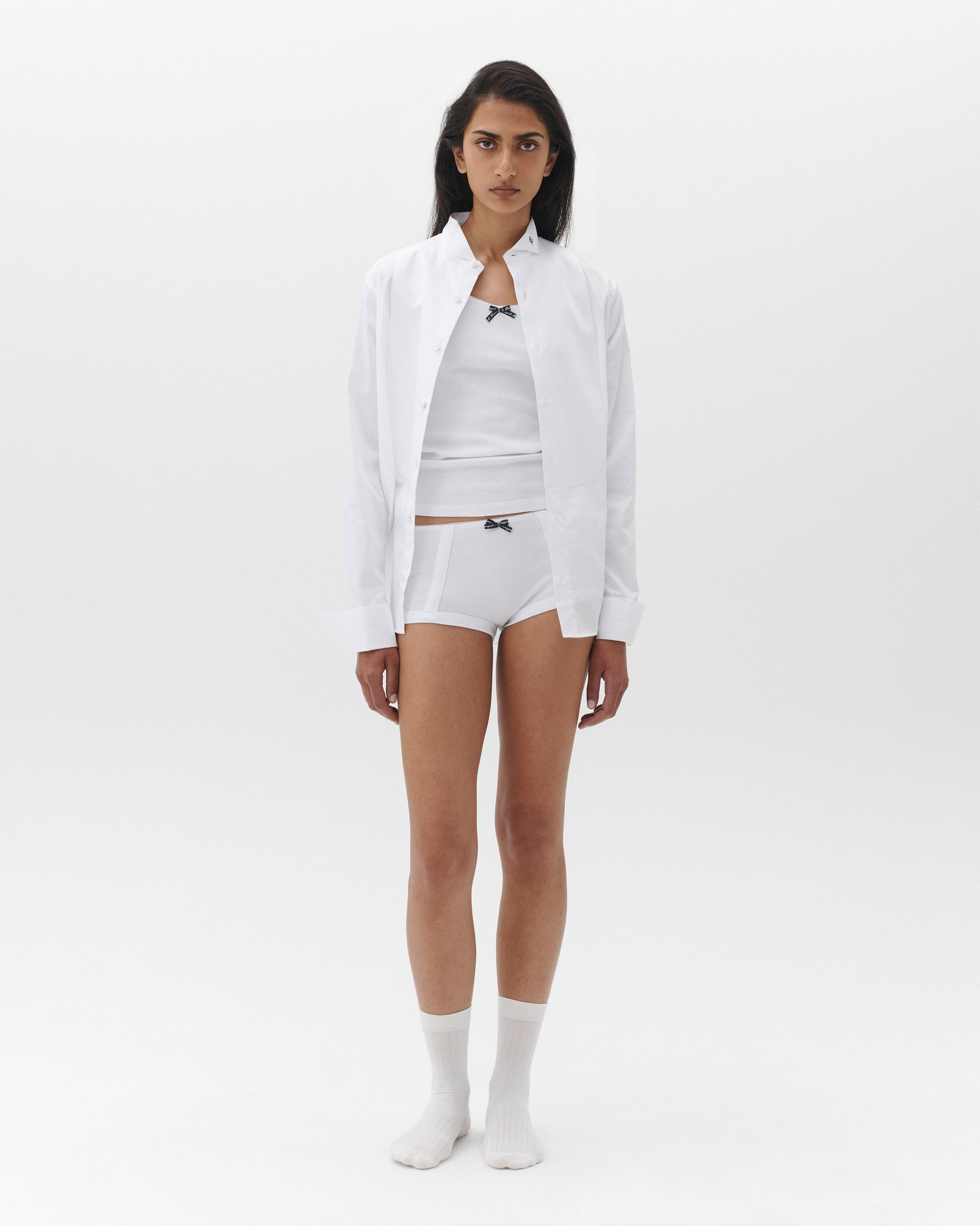 Tux Shirt in White