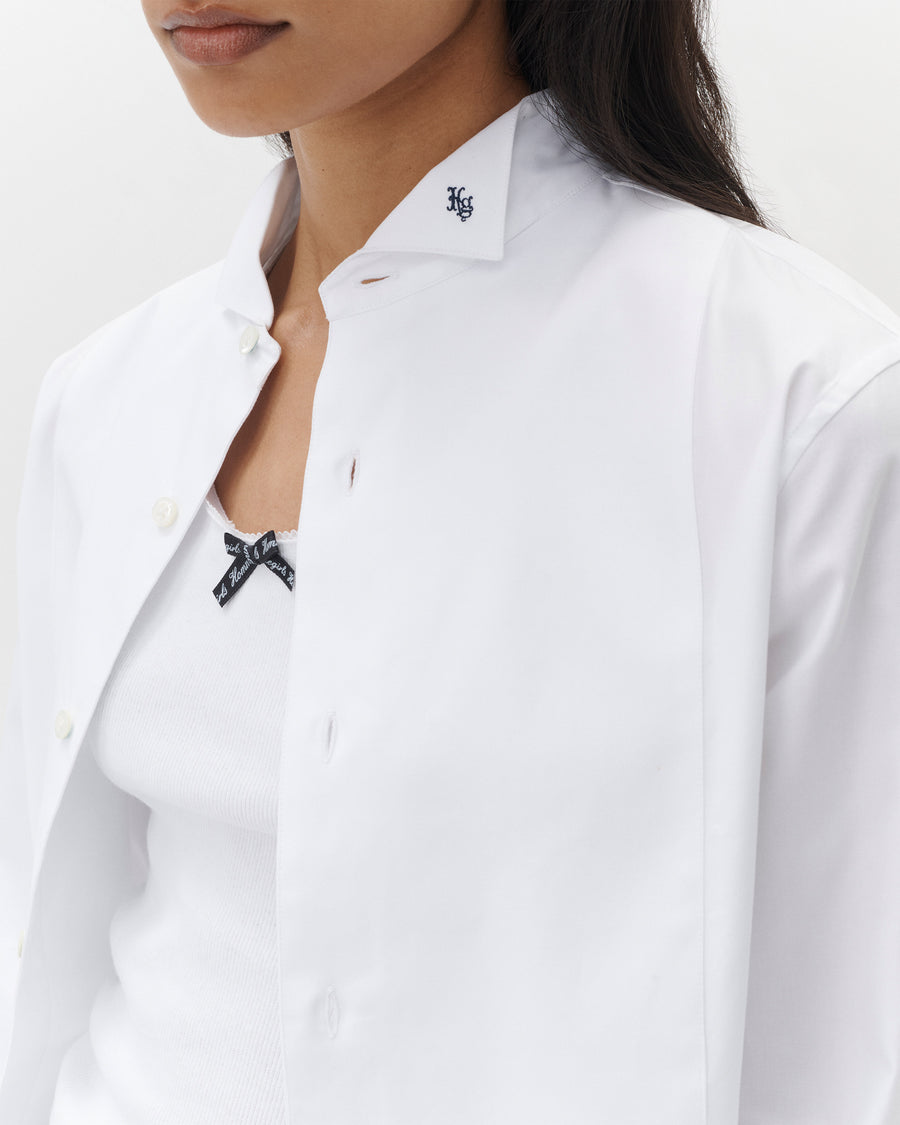 Tux Shirt in White