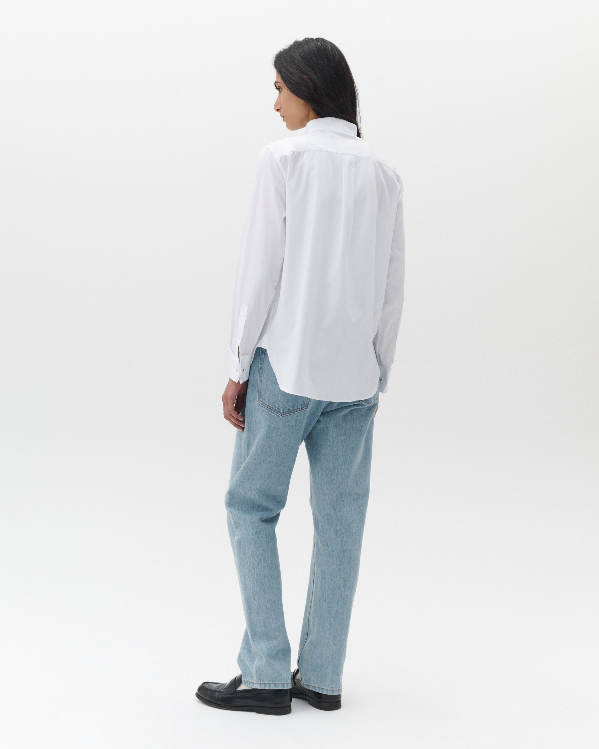 Tux Shirt in White