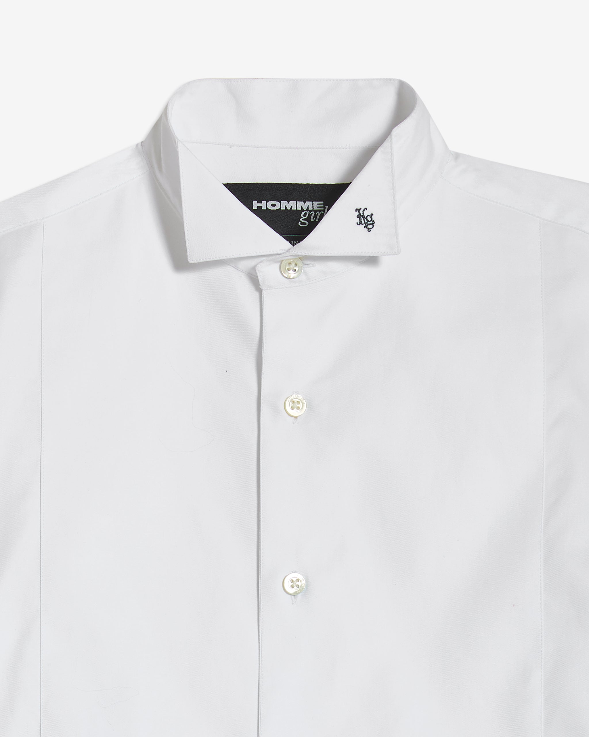 Tux Shirt in White