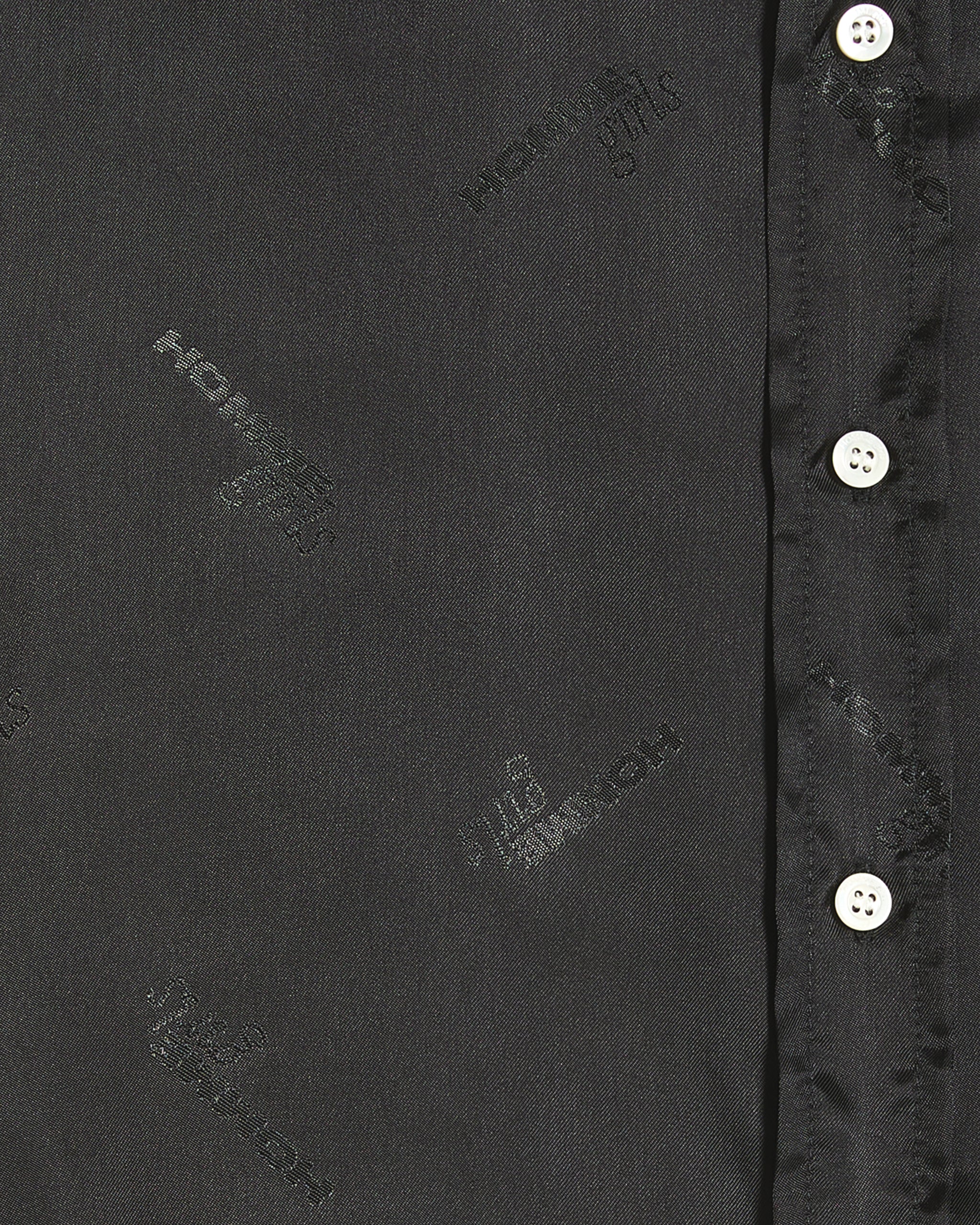 Original Shirt in Black Logo Jacquard