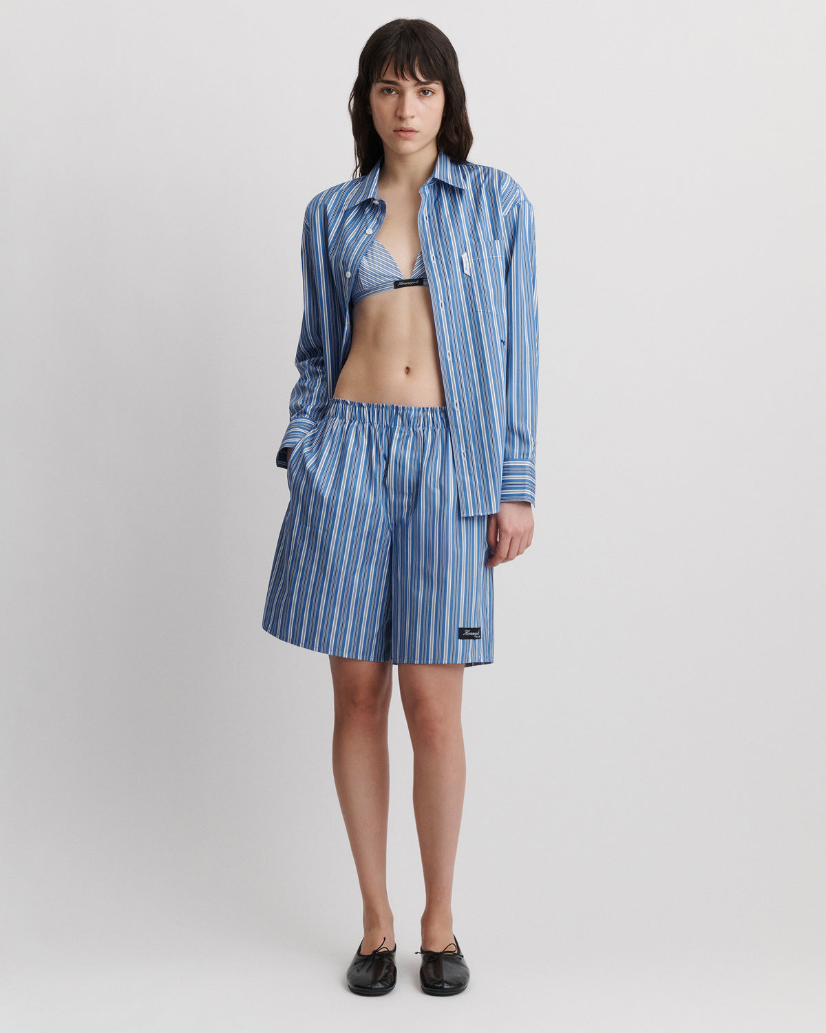 Classic Shirt in Blue Porto Stripe