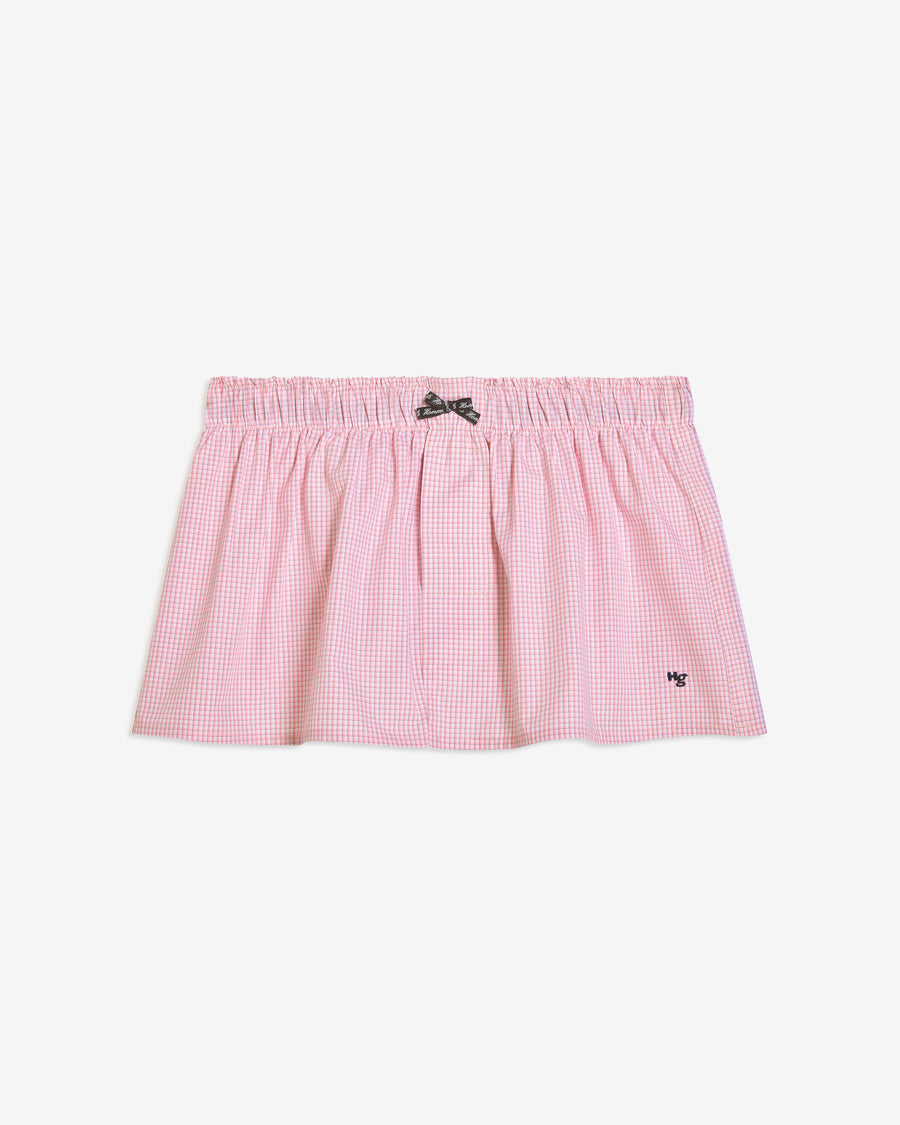 Mini Skirt in Pink Graph