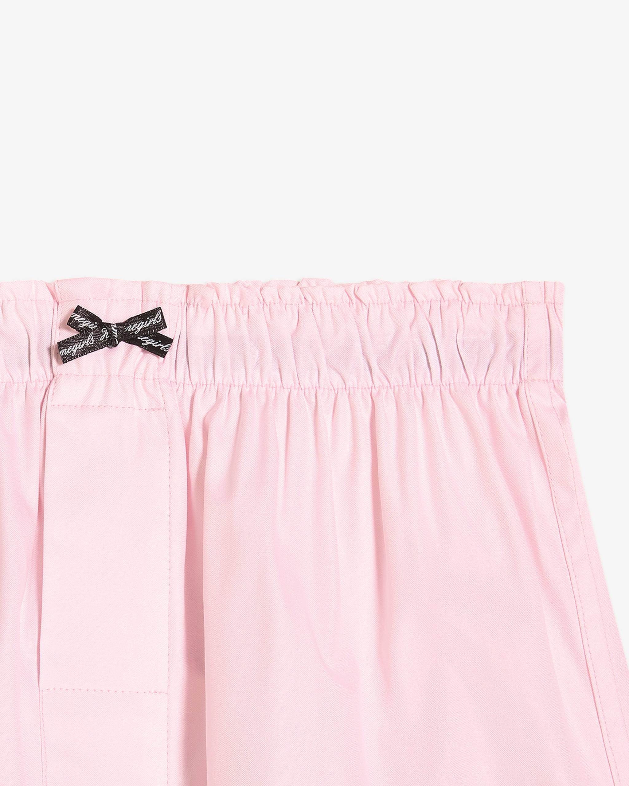 Mini Skirt in Pink Oxford