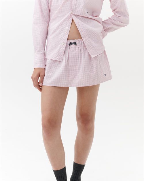 Mini Skirt in Pink Graph