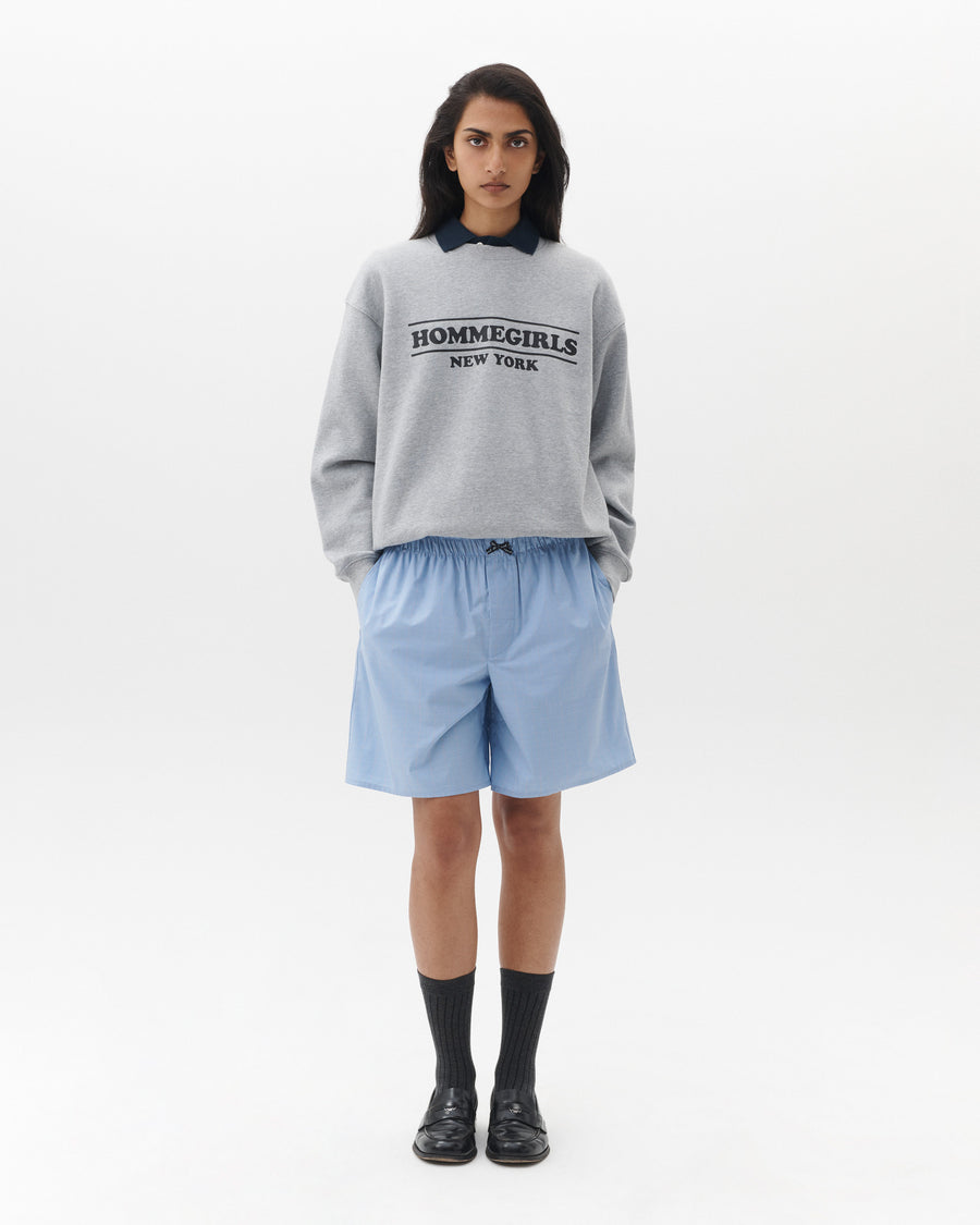 Long Boxer Short in Blue Graph