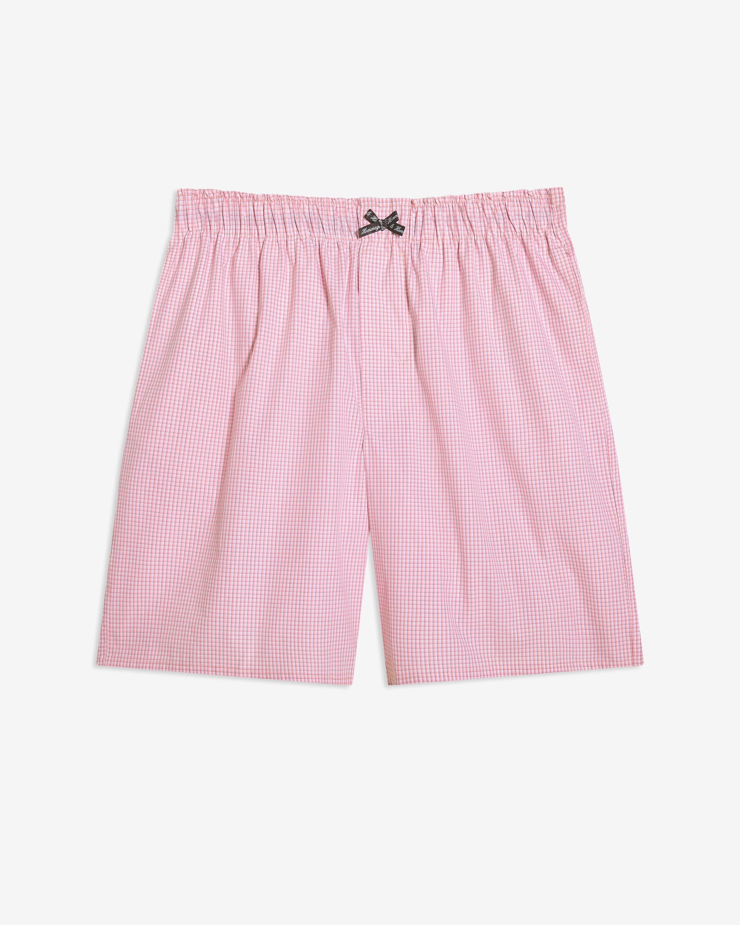 Long Boxer Short in Pink Graph