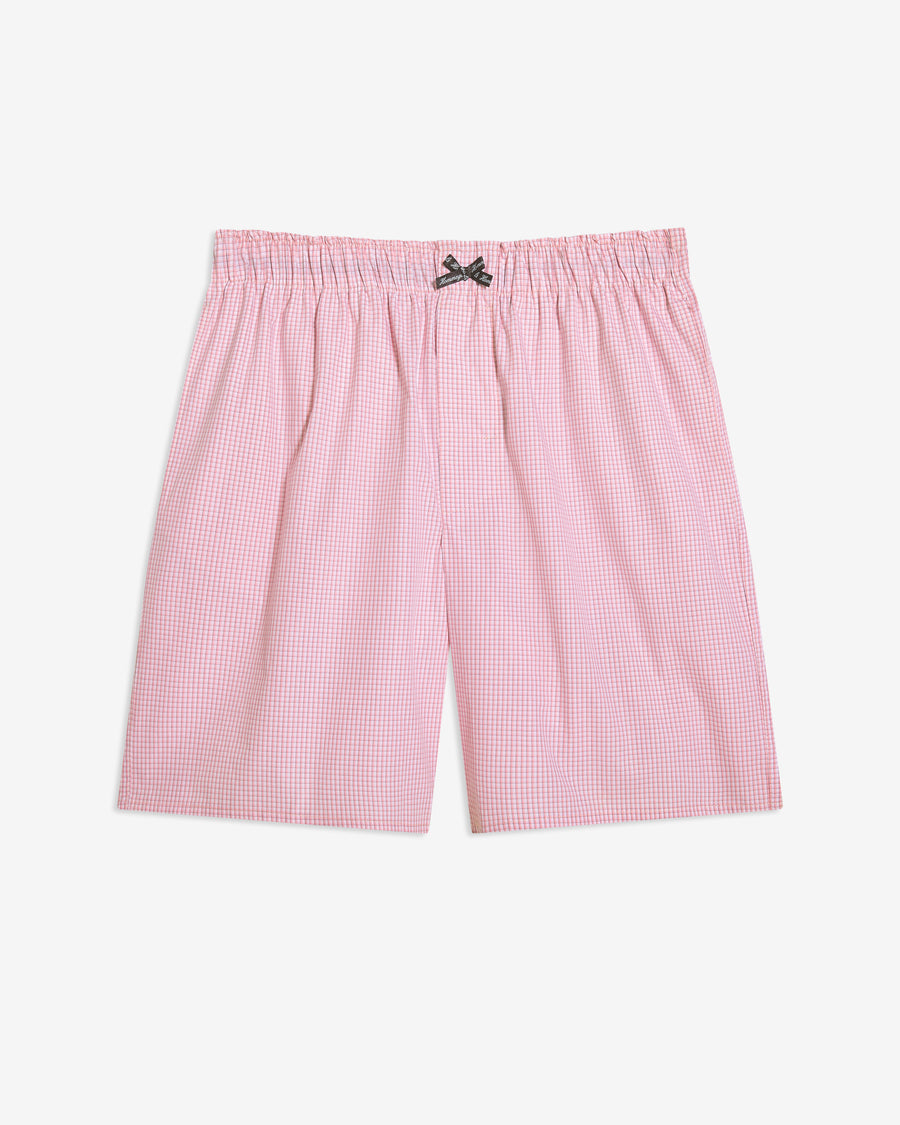 Long Boxer Short in Pink Graph