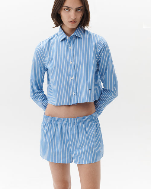 Mini Boxer in Blue Stripe