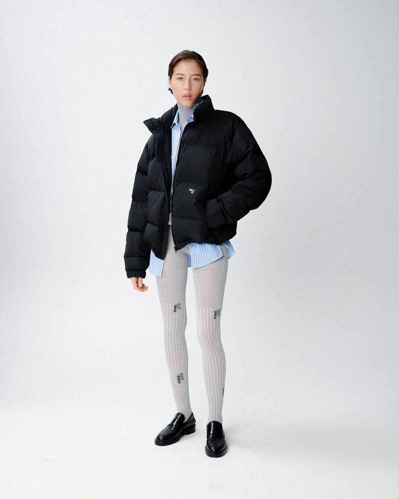 Puffer Jacket in Black