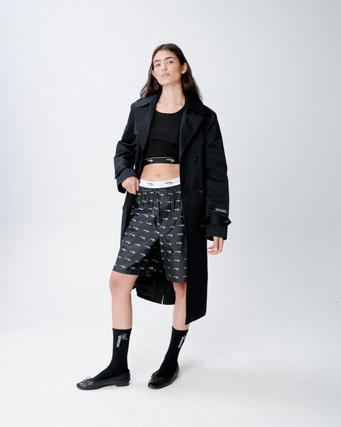 Logo Cropped Tank in Black – HOMMEGIRLS
